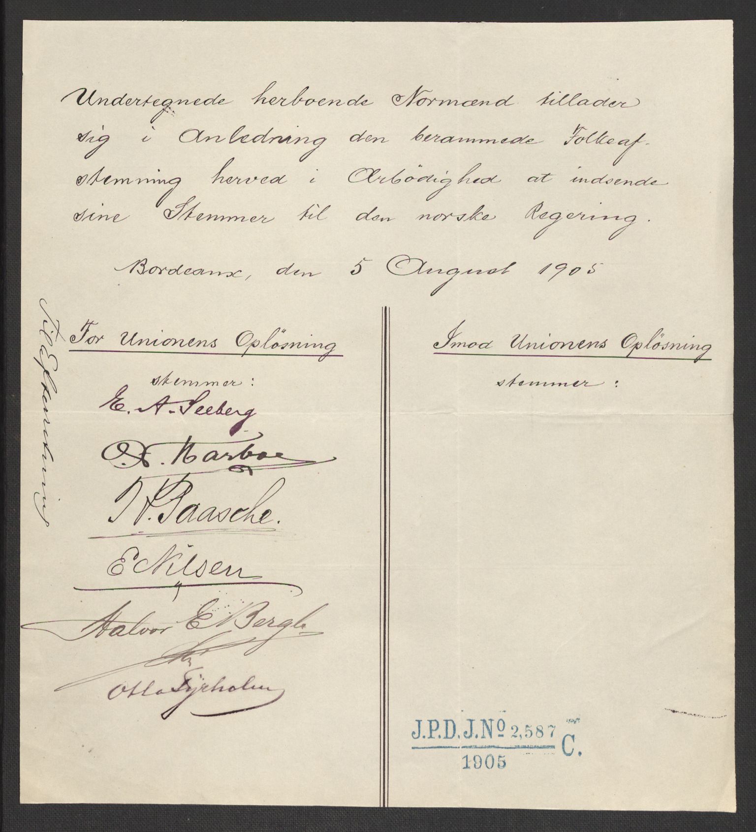 Justisdepartementet, 2. sivilkontor C, AV/RA-S-1040/F/L0125B/0002: Folkeavstemmingen august 1905 / Kvinnenes stemmelister, 1905, p. 115