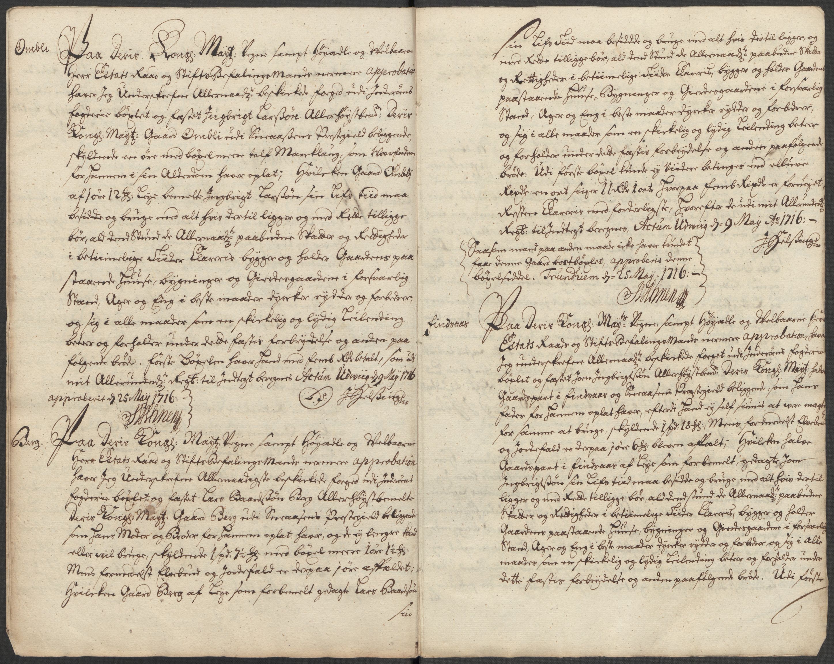 Rentekammeret inntil 1814, Reviderte regnskaper, Fogderegnskap, AV/RA-EA-4092/R63/L4324: Fogderegnskap Inderøy, 1716, p. 206