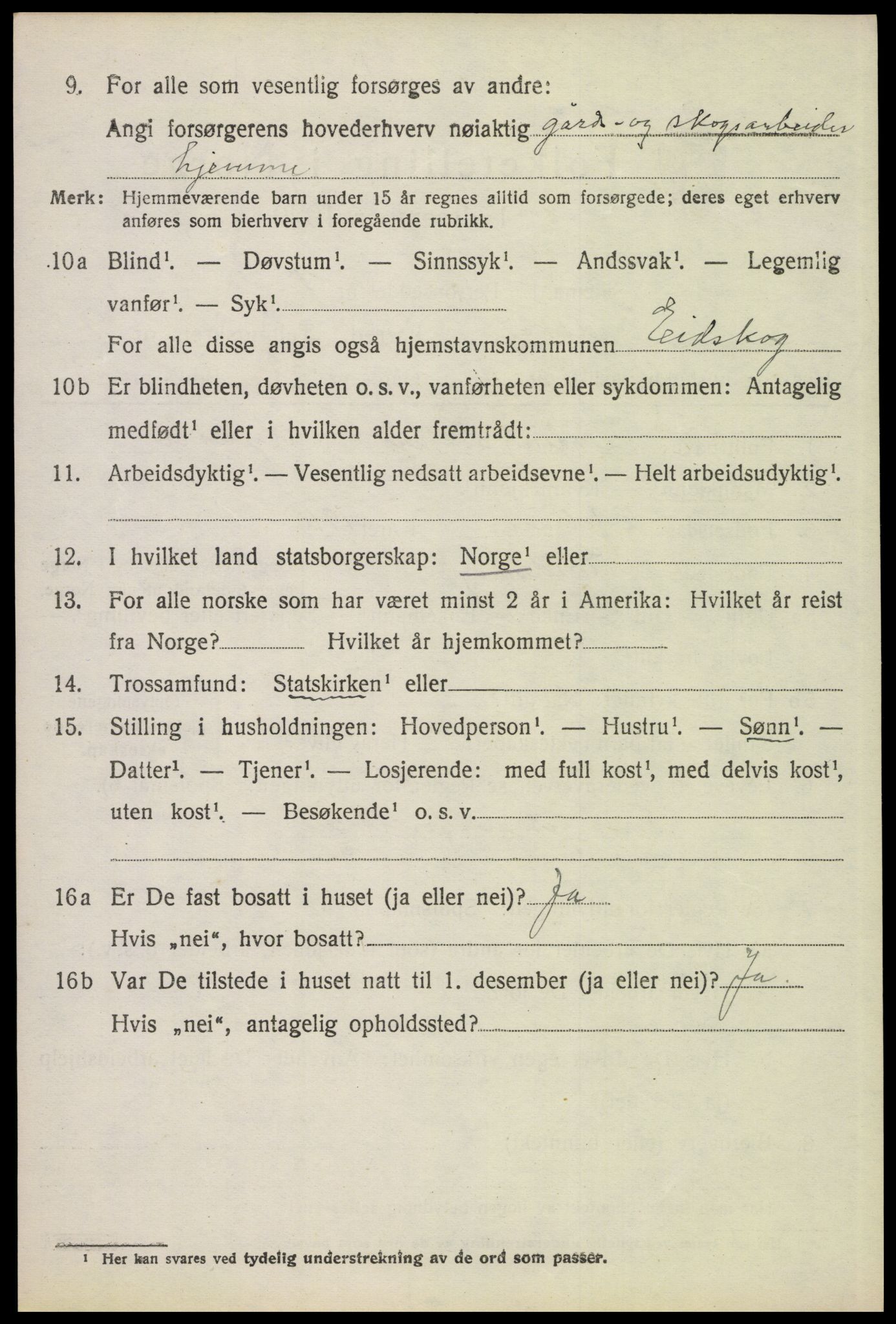 SAH, 1920 census for Eidskog, 1920, p. 10178