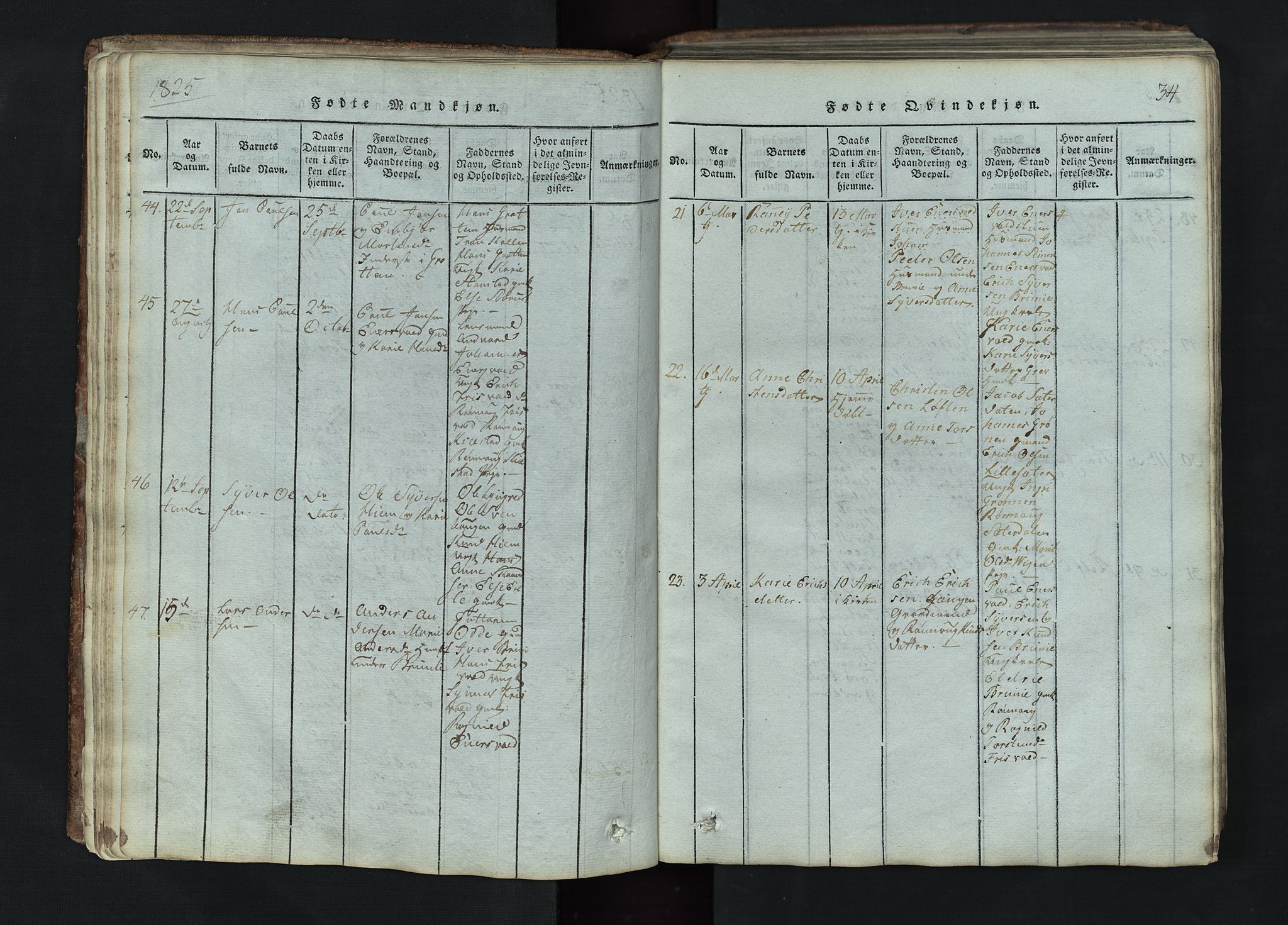 Lom prestekontor, SAH/PREST-070/L/L0002: Parish register (copy) no. 2, 1815-1844, p. 34