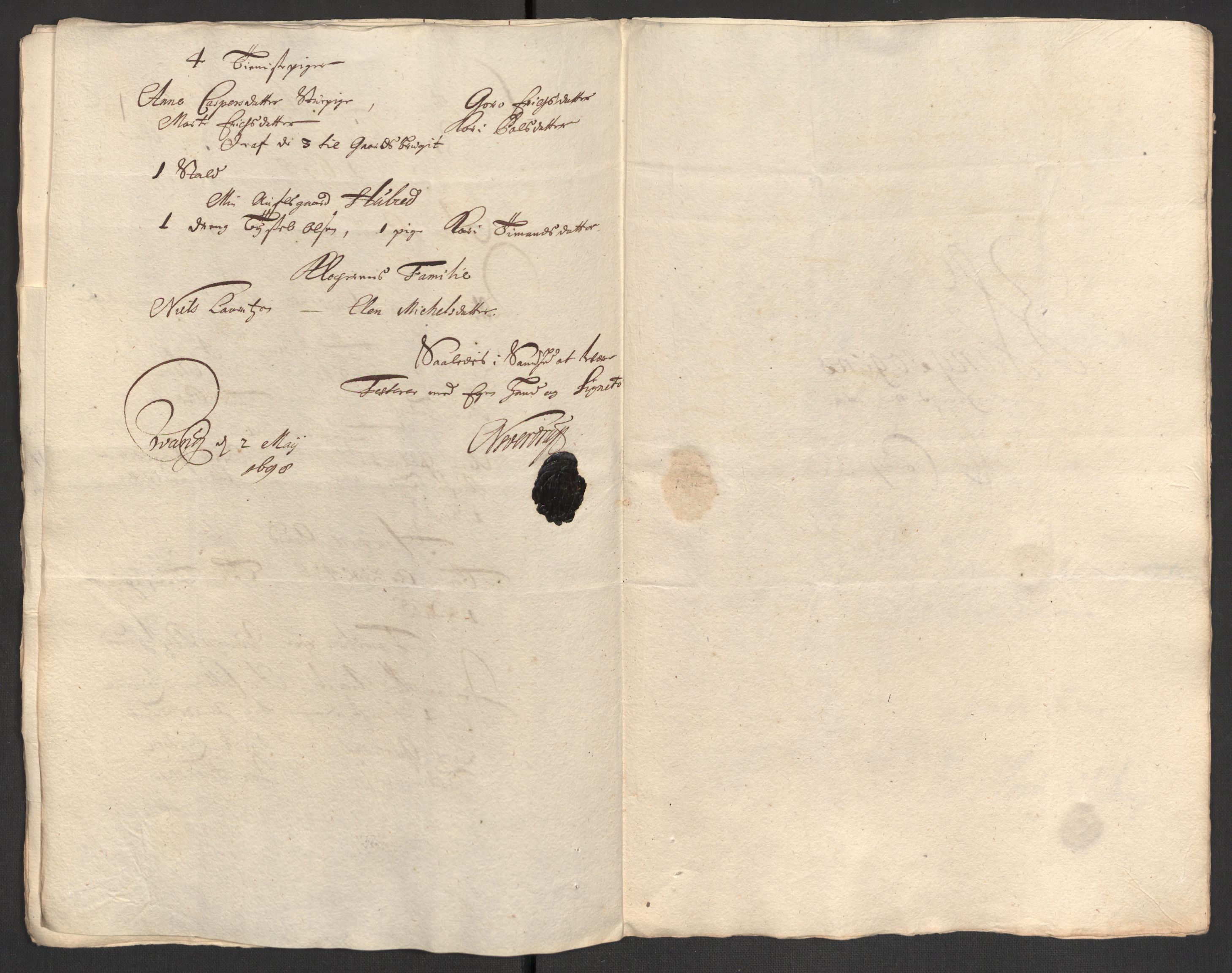 Rentekammeret inntil 1814, Reviderte regnskaper, Fogderegnskap, RA/EA-4092/R16/L1037: Fogderegnskap Hedmark, 1697-1698, p. 401