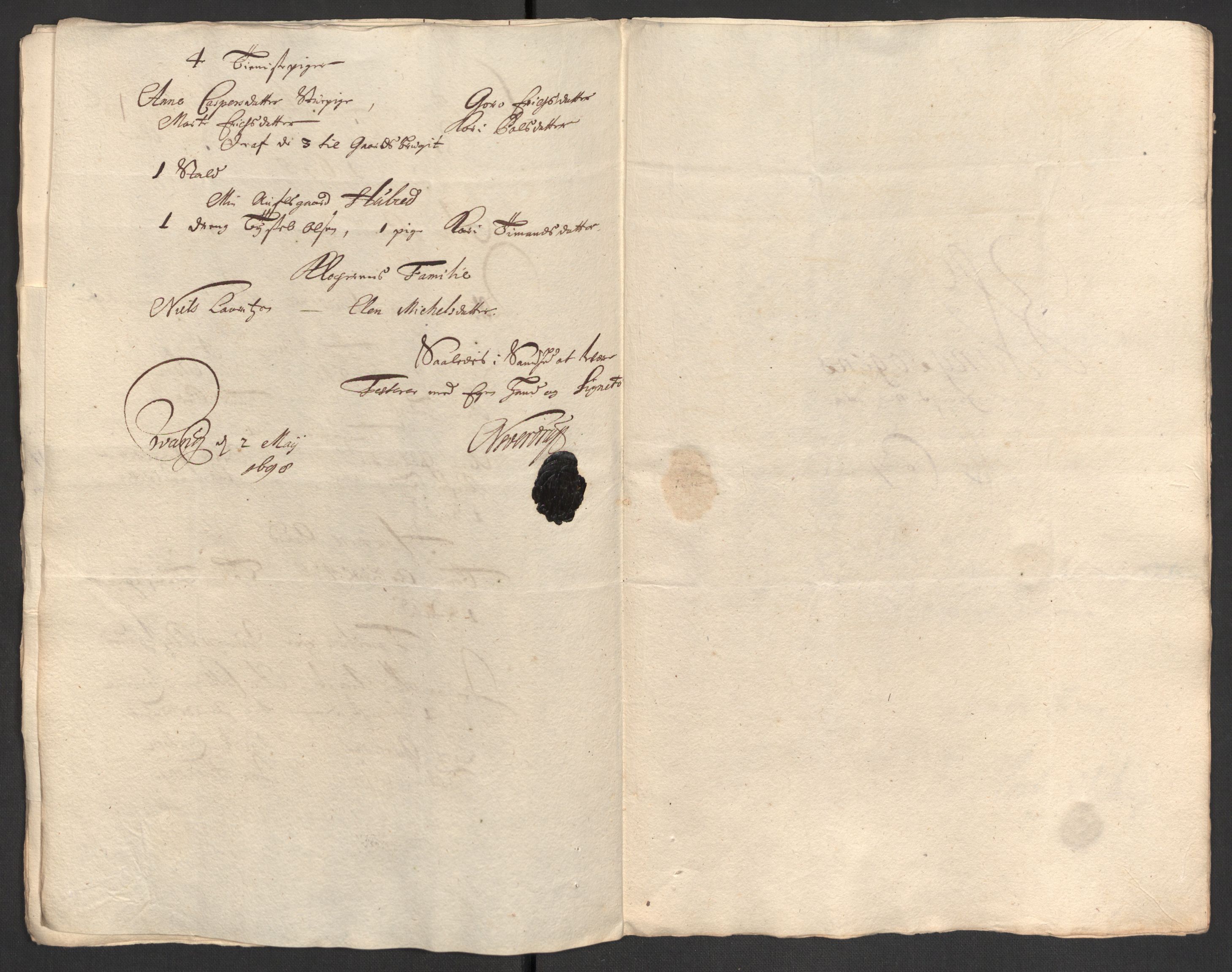 Rentekammeret inntil 1814, Reviderte regnskaper, Fogderegnskap, AV/RA-EA-4092/R16/L1037: Fogderegnskap Hedmark, 1697-1698, p. 401
