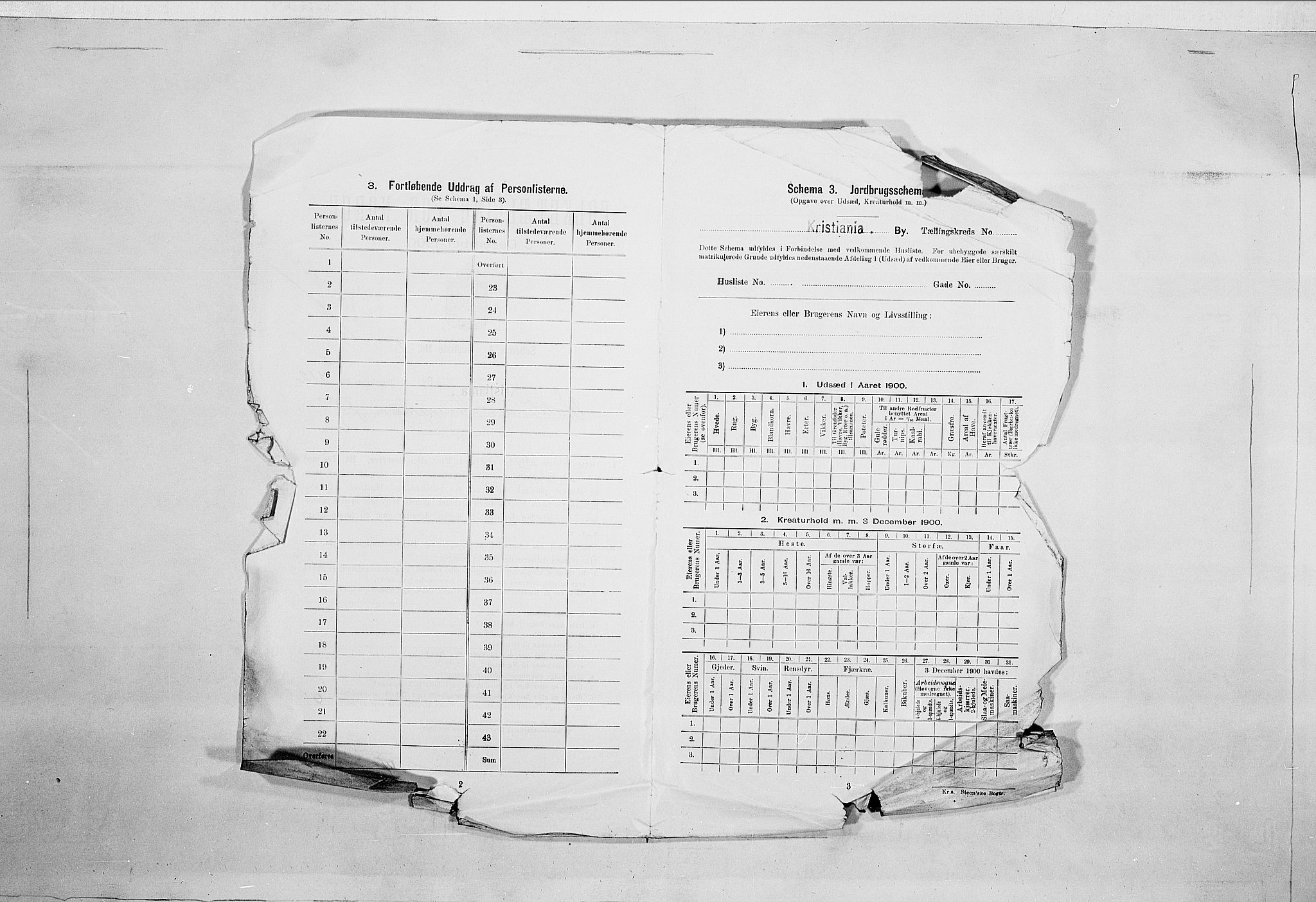 SAO, 1900 census for Kristiania, 1900, p. 110760