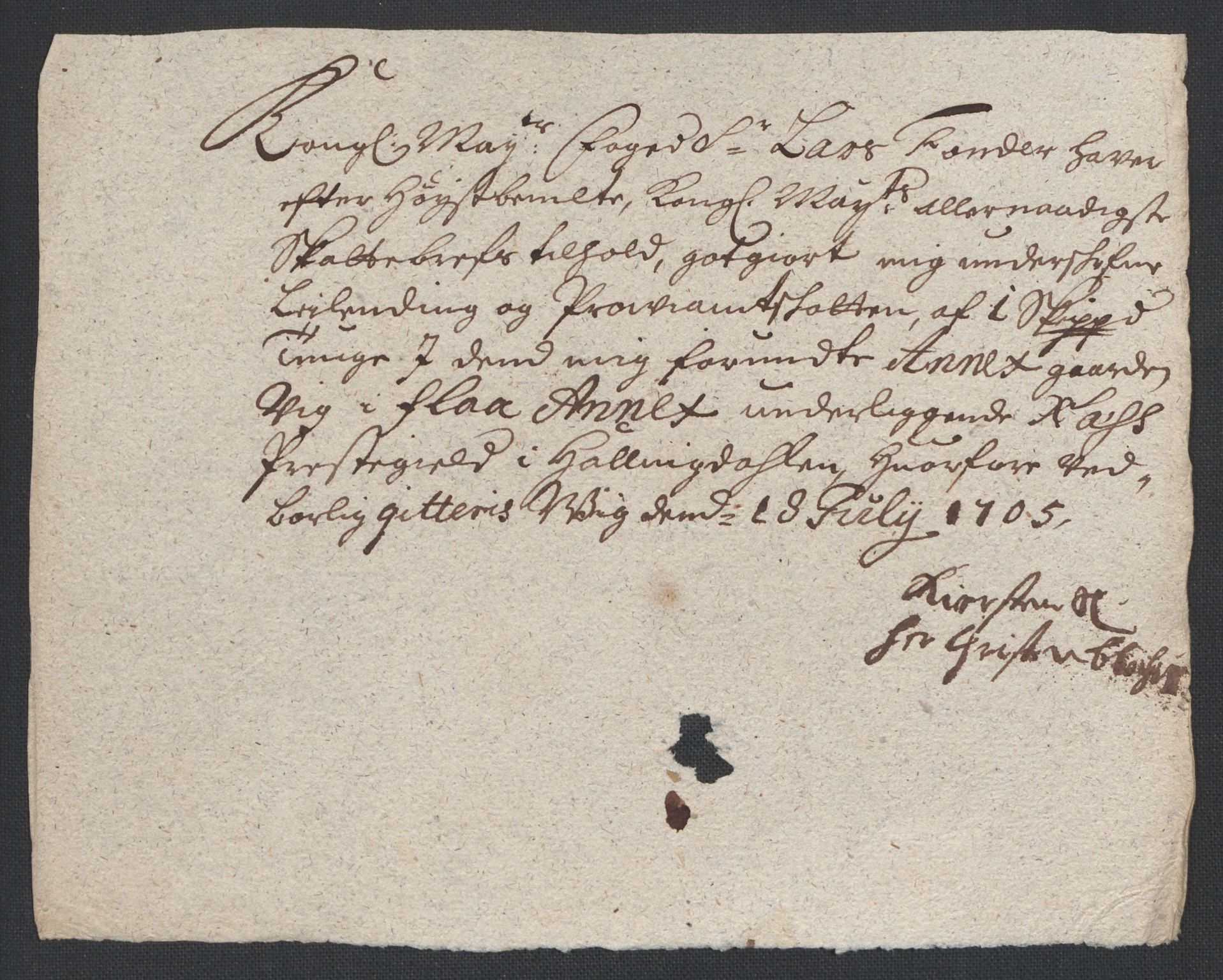 Rentekammeret inntil 1814, Reviderte regnskaper, Fogderegnskap, RA/EA-4092/R22/L1464: Fogderegnskap Ringerike, Hallingdal og Buskerud, 1705, p. 220