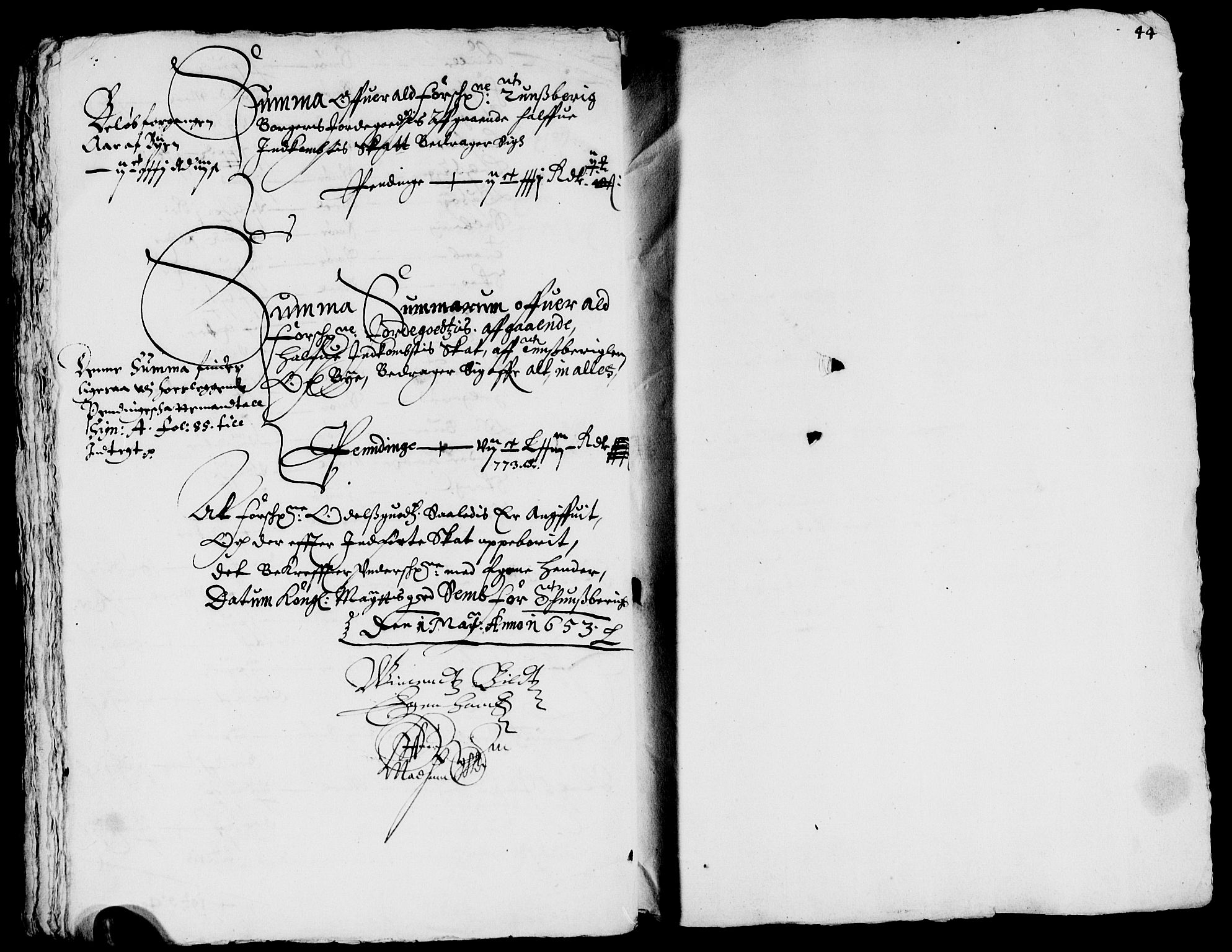 Rentekammeret inntil 1814, Reviderte regnskaper, Lensregnskaper, RA/EA-5023/R/Rb/Rbo/L0031: Tønsberg len, 1651-1654