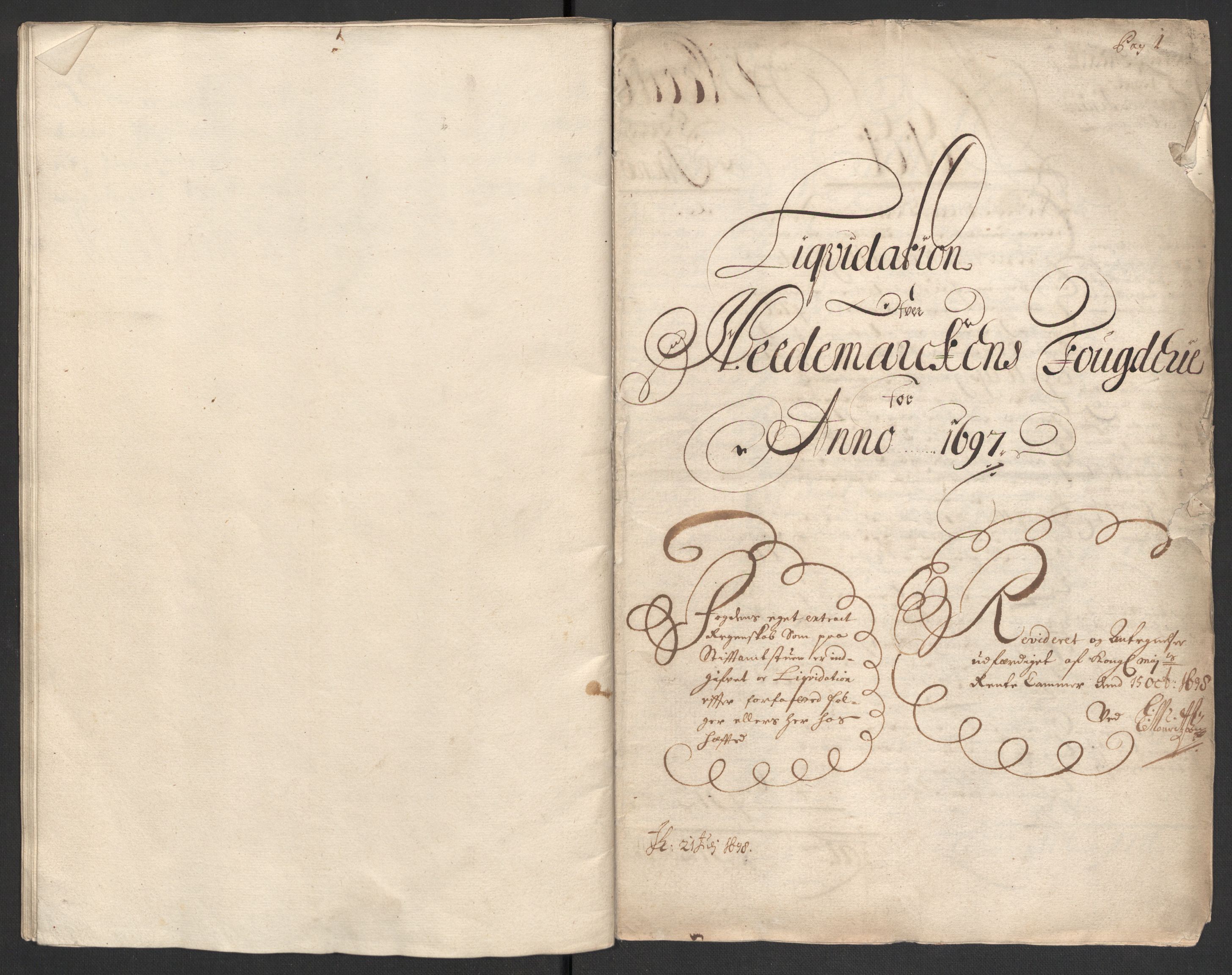 Rentekammeret inntil 1814, Reviderte regnskaper, Fogderegnskap, AV/RA-EA-4092/R16/L1037: Fogderegnskap Hedmark, 1697-1698, p. 25
