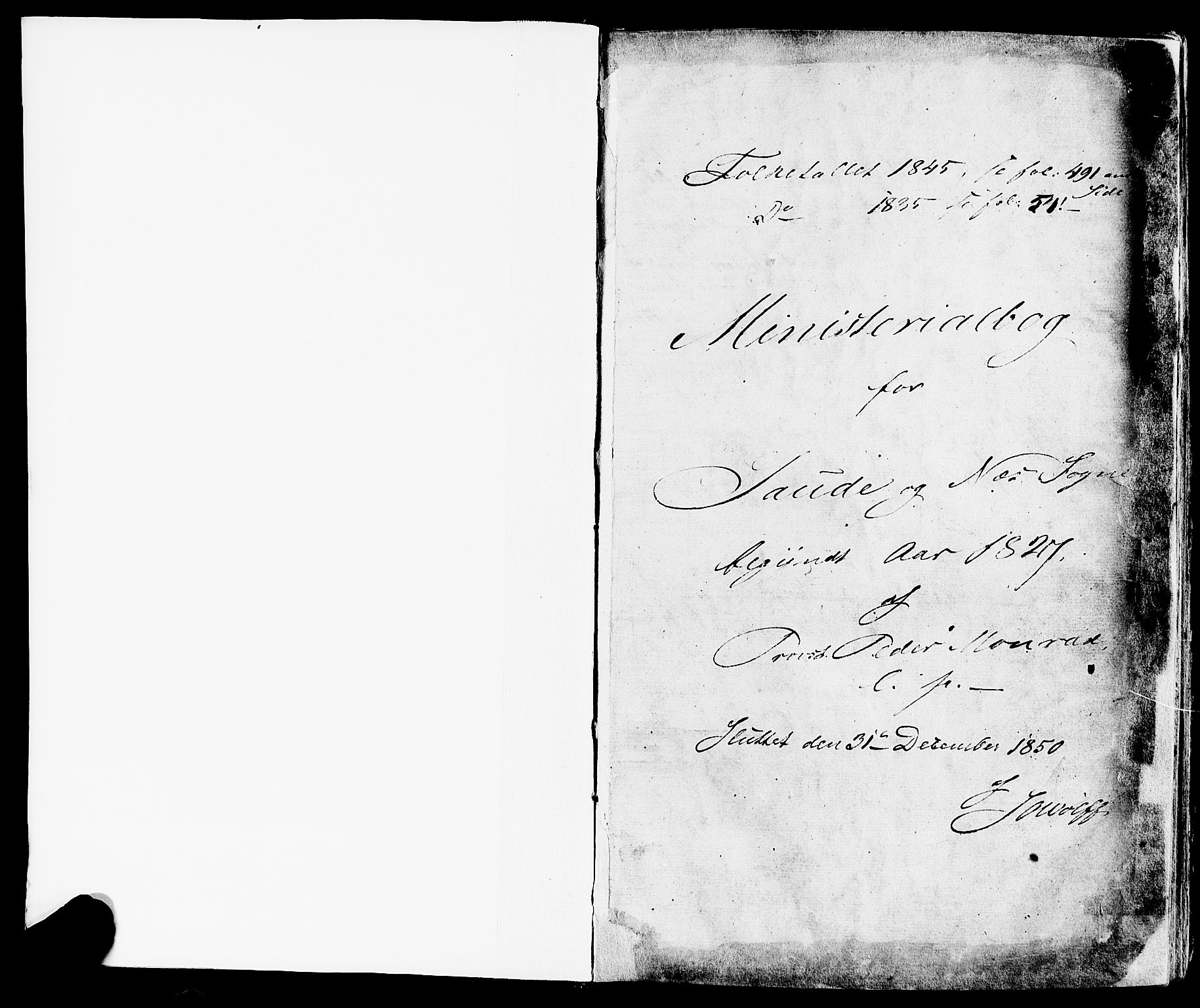 Sauherad kirkebøker, SAKO/A-298/F/Fa/L0006: Parish register (official) no. I 6, 1827-1850, p. 1