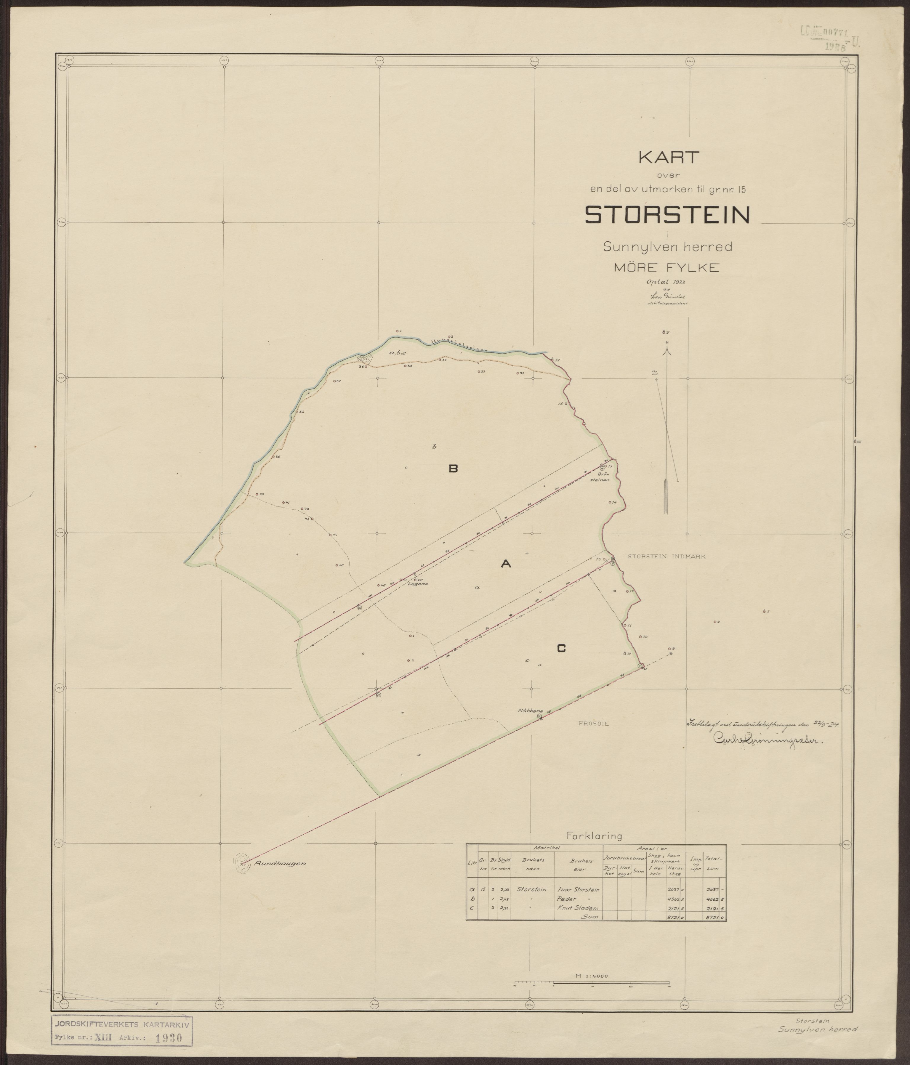 Jordskifteverkets kartarkiv, AV/RA-S-3929/T, 1859-1988, p. 2339