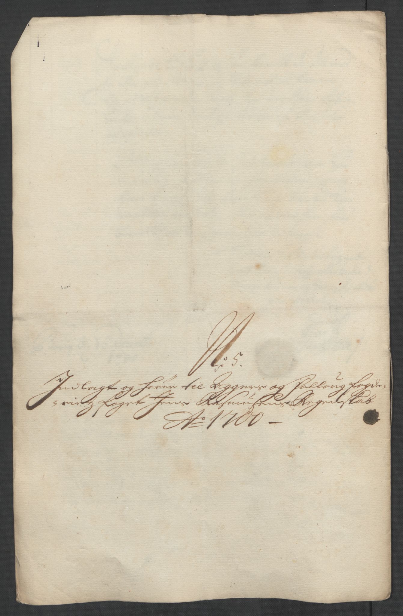 Rentekammeret inntil 1814, Reviderte regnskaper, Fogderegnskap, AV/RA-EA-4092/R10/L0443: Fogderegnskap Aker og Follo, 1700, p. 41