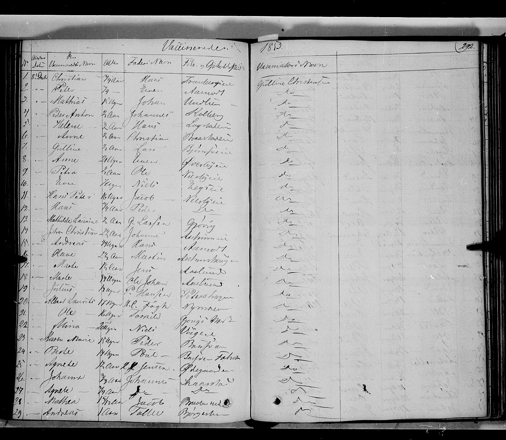 Vardal prestekontor, SAH/PREST-100/H/Ha/Haa/L0005: Parish register (official) no. 5, 1831-1853, p. 292