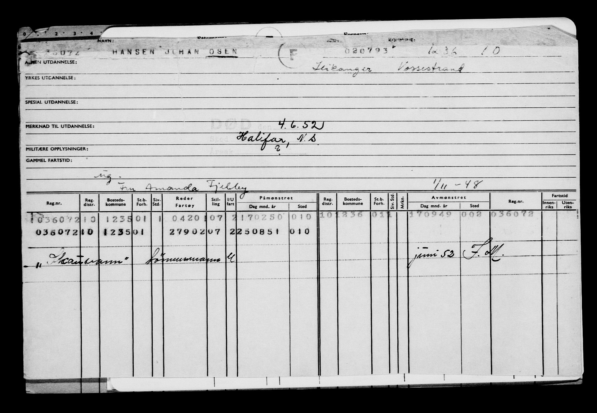 Direktoratet for sjømenn, AV/RA-S-3545/G/Gb/L0014: Hovedkort, 1893, p. 3