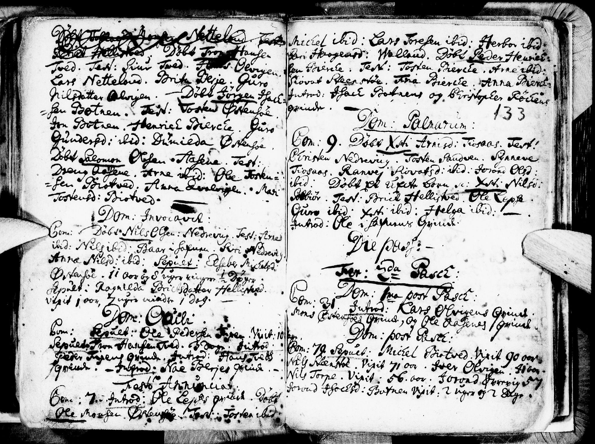 Kvam sokneprestembete, AV/SAB-A-76201/H/Haa: Parish register (official) no. A 1, 1690-1741, p. 133