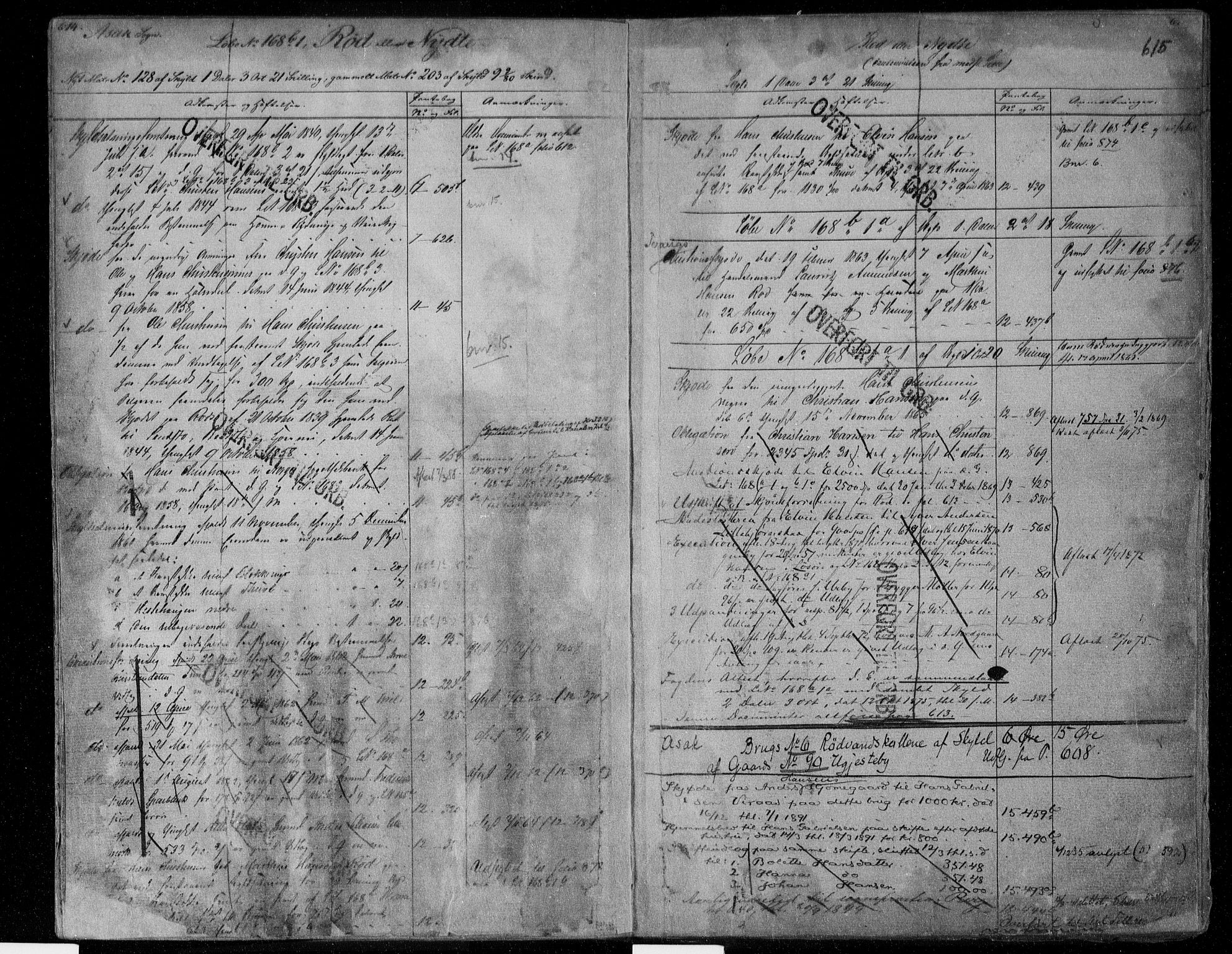 Idd og Marker sorenskriveri, AV/SAO-A-10283/G/Ga/Gac/L0004b: Mortgage register no. II 4b, 1848-1953, p. 614-615