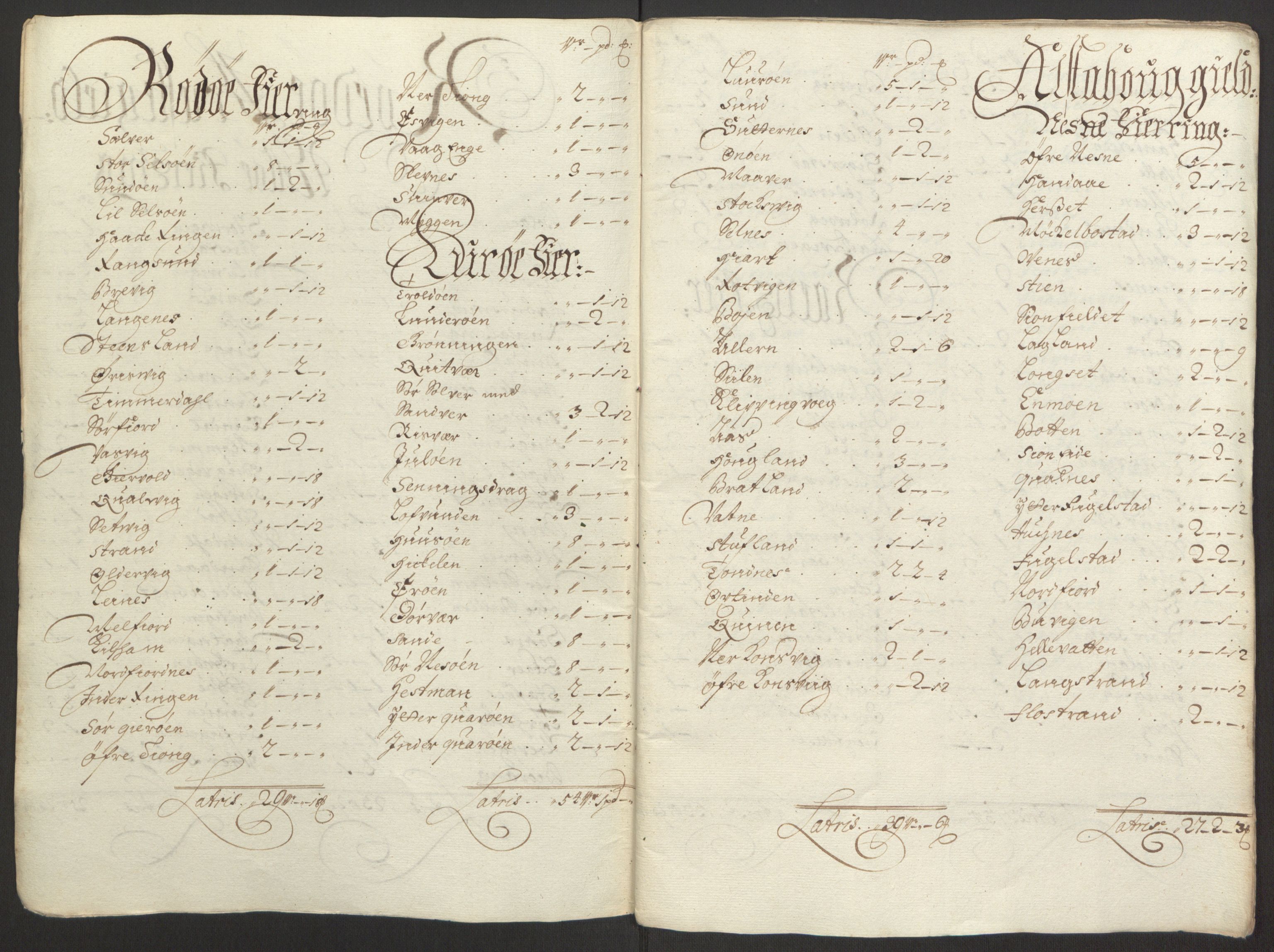 Rentekammeret inntil 1814, Reviderte regnskaper, Fogderegnskap, AV/RA-EA-4092/R65/L4505: Fogderegnskap Helgeland, 1693-1696, p. 479