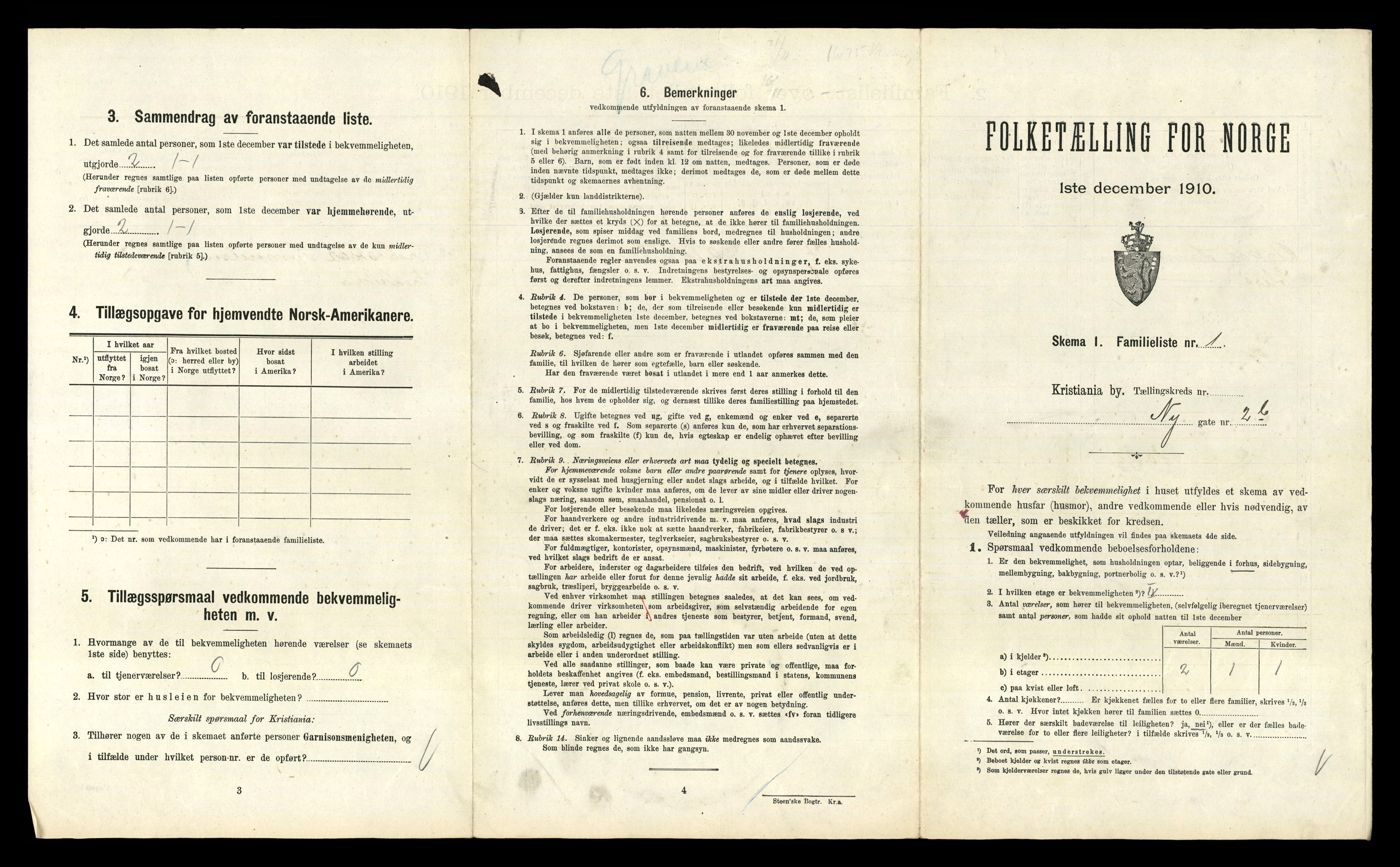 RA, 1910 census for Kristiania, 1910, p. 72047