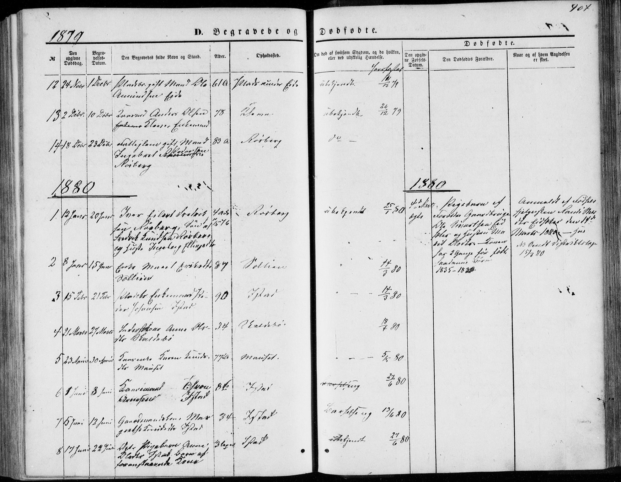Ministerialprotokoller, klokkerbøker og fødselsregistre - Møre og Romsdal, SAT/A-1454/557/L0681: Parish register (official) no. 557A03, 1869-1886, p. 404