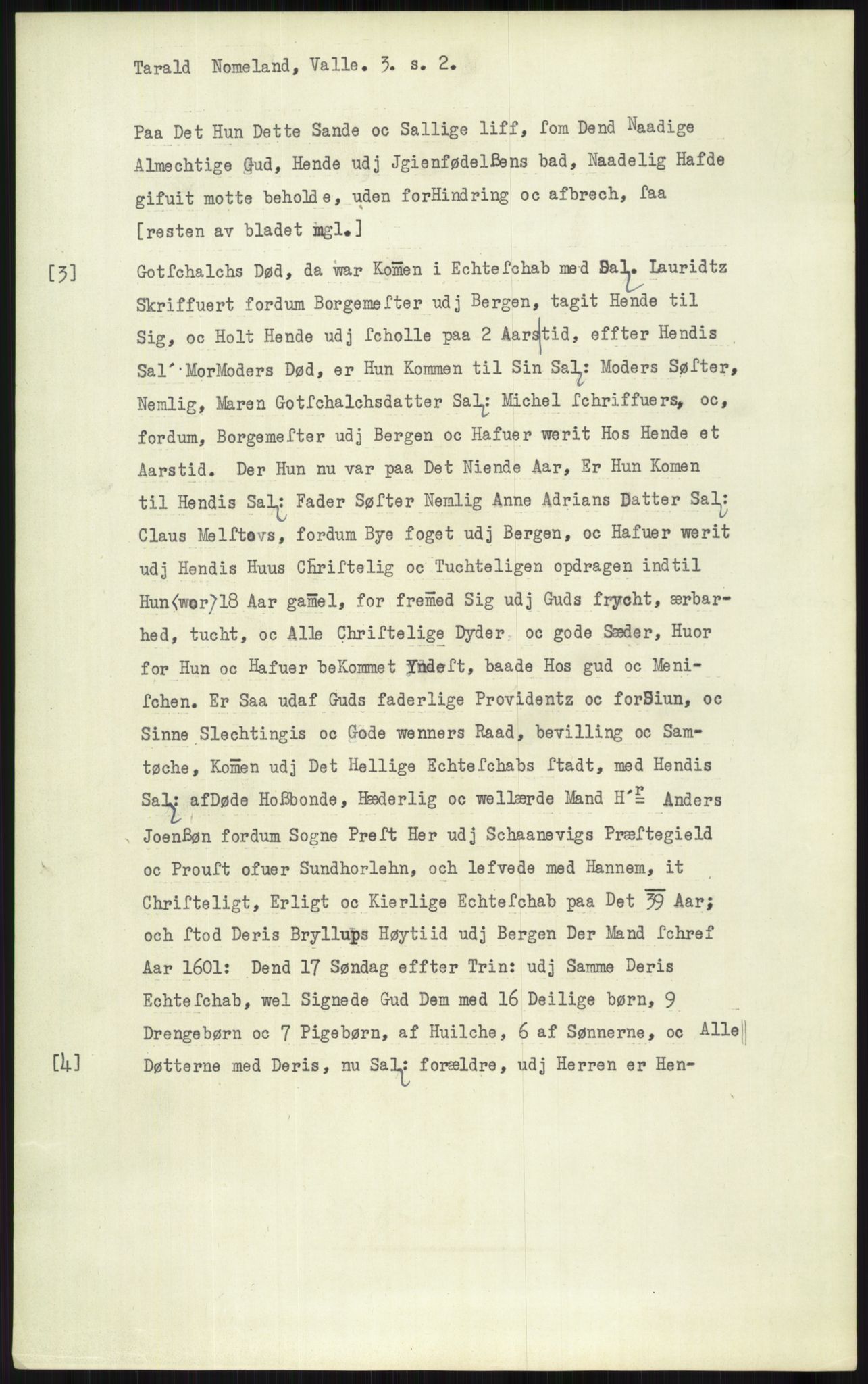 Samlinger til kildeutgivelse, Diplomavskriftsamlingen, AV/RA-EA-4053/H/Ha, p. 3564