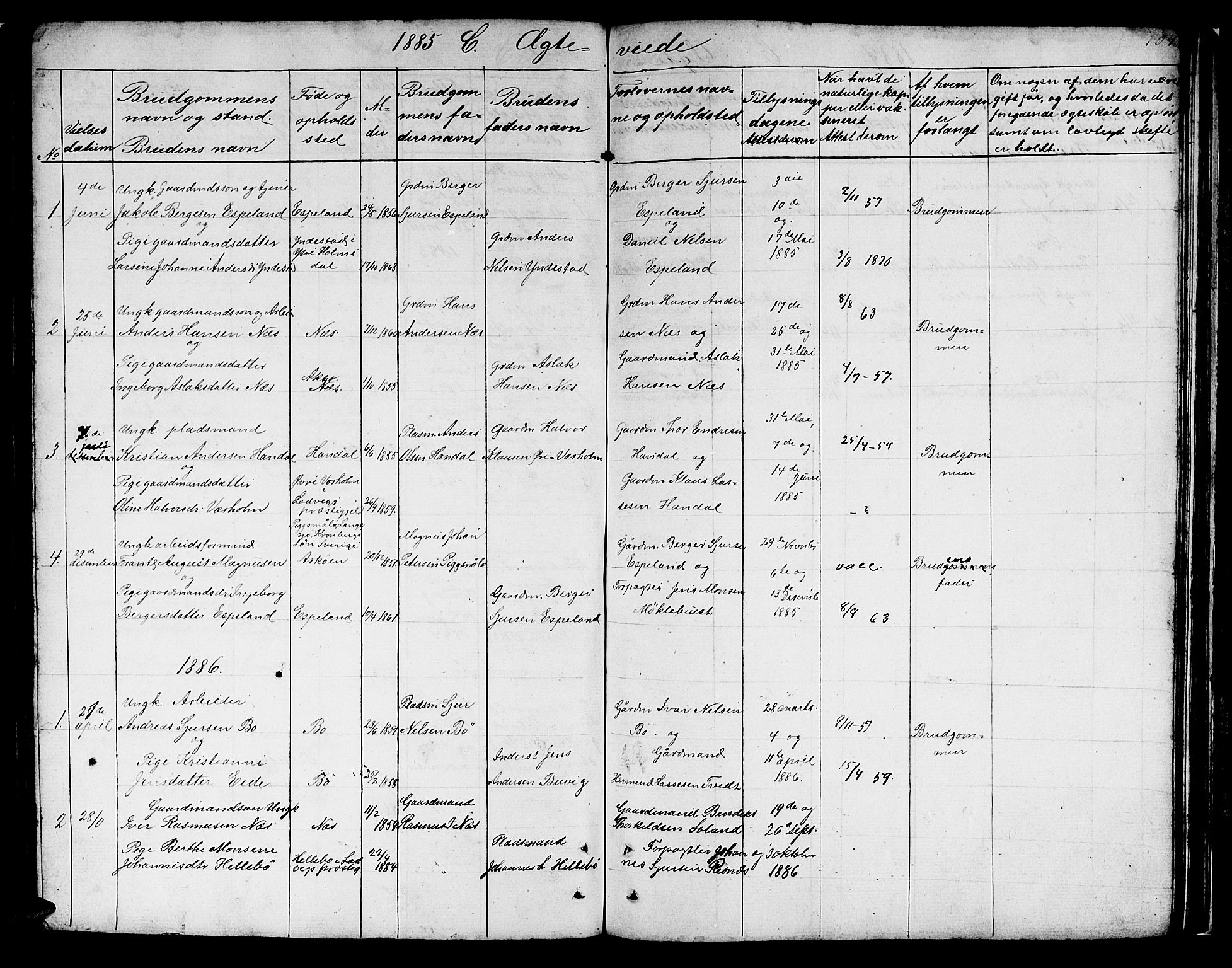 Hyllestad sokneprestembete, SAB/A-80401: Parish register (copy) no. B 1, 1854-1889, p. 104