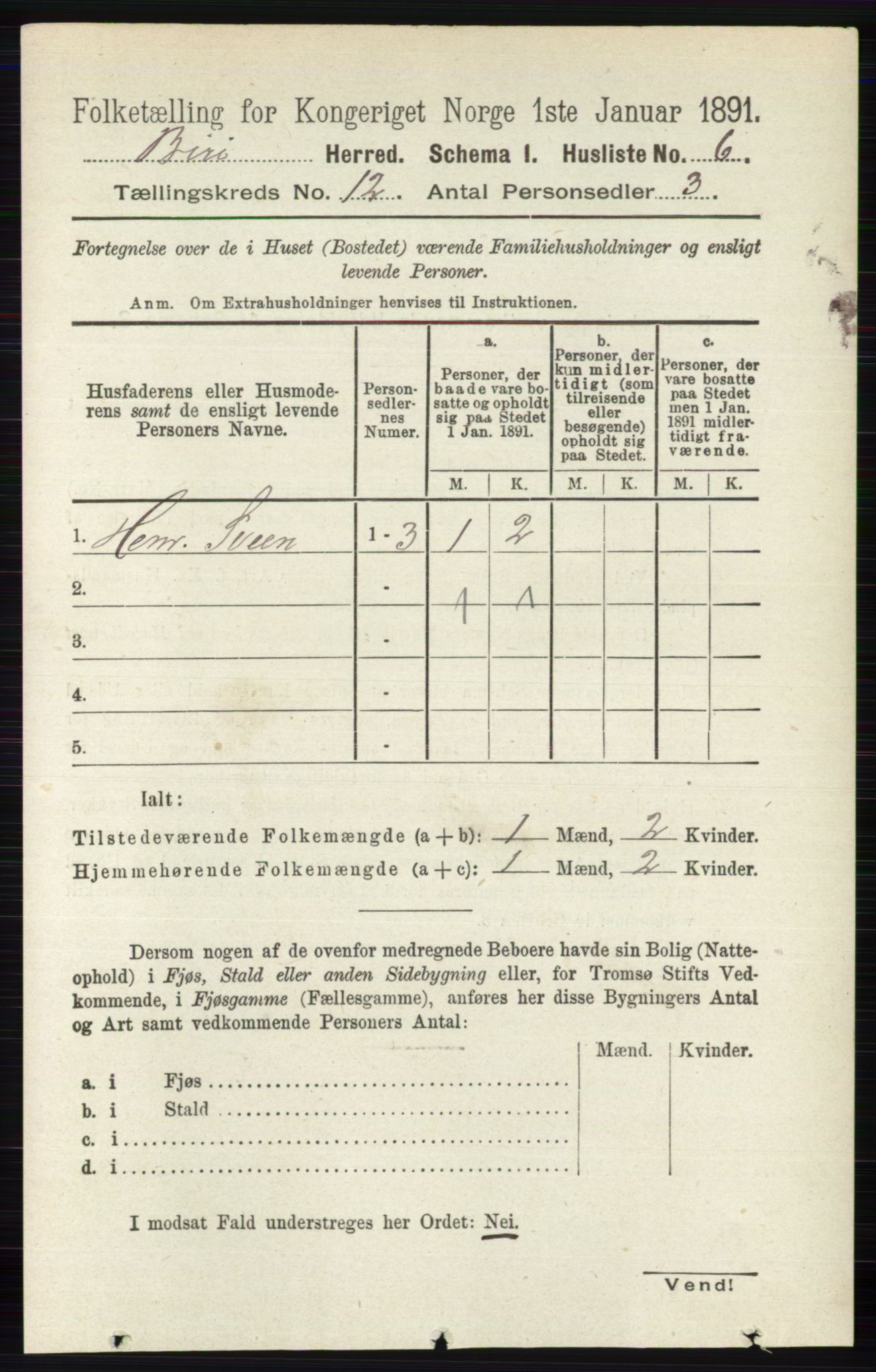 RA, 1891 census for 0525 Biri, 1891, p. 4768