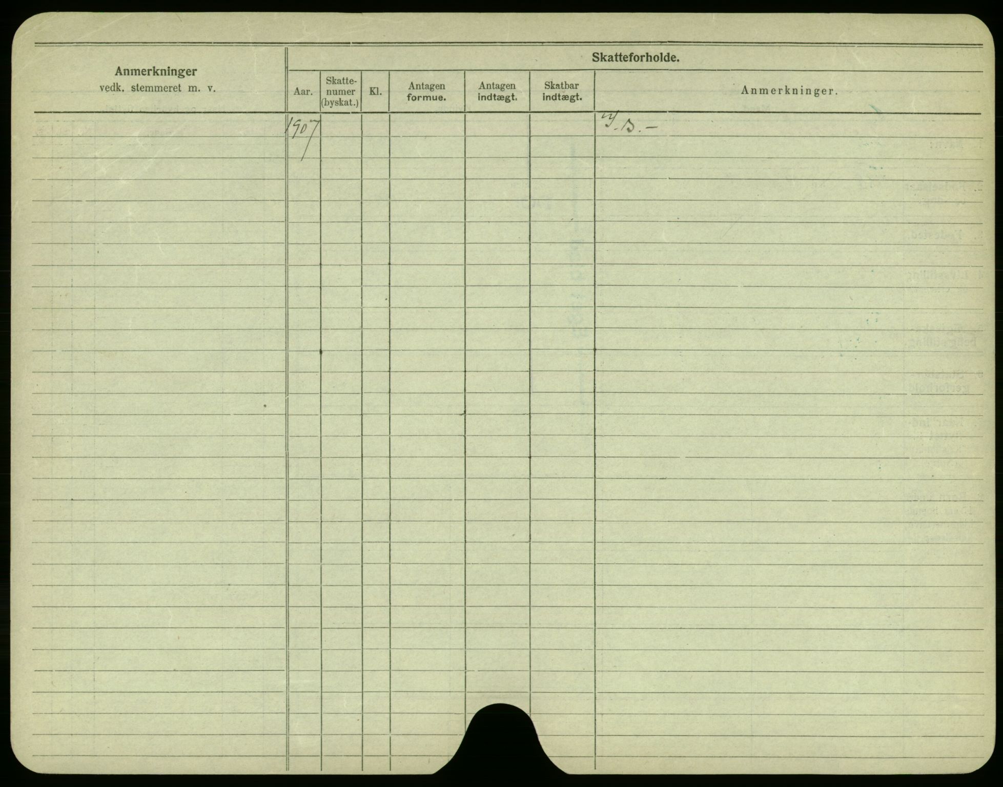 Oslo folkeregister, Registerkort, AV/SAO-A-11715/F/Fa/Fac/L0002: Menn, 1906-1914, p. 298b