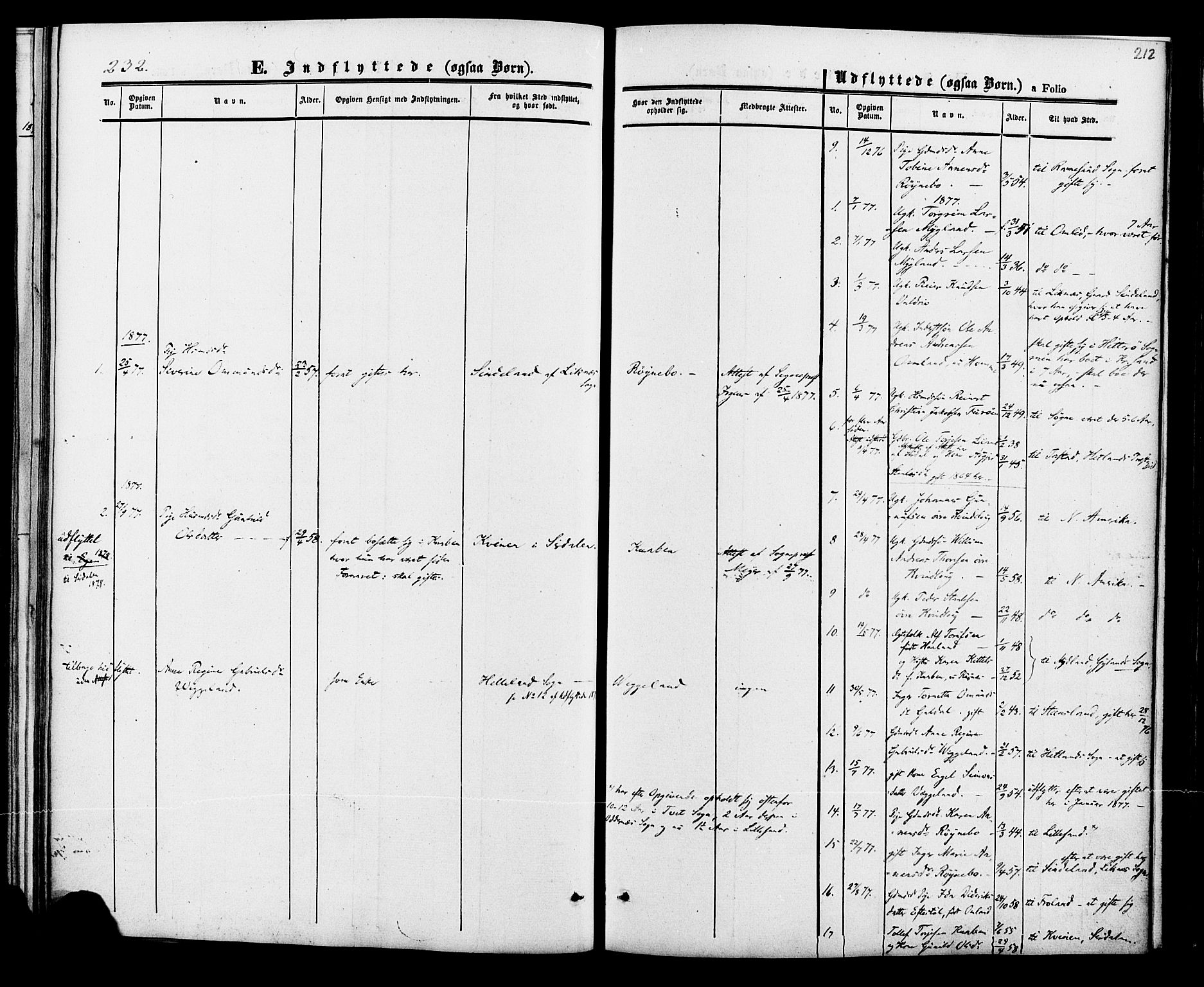 Fjotland sokneprestkontor, SAK/1111-0010/F/Fa/L0001: Parish register (official) no. A 1, 1850-1879, p. 212
