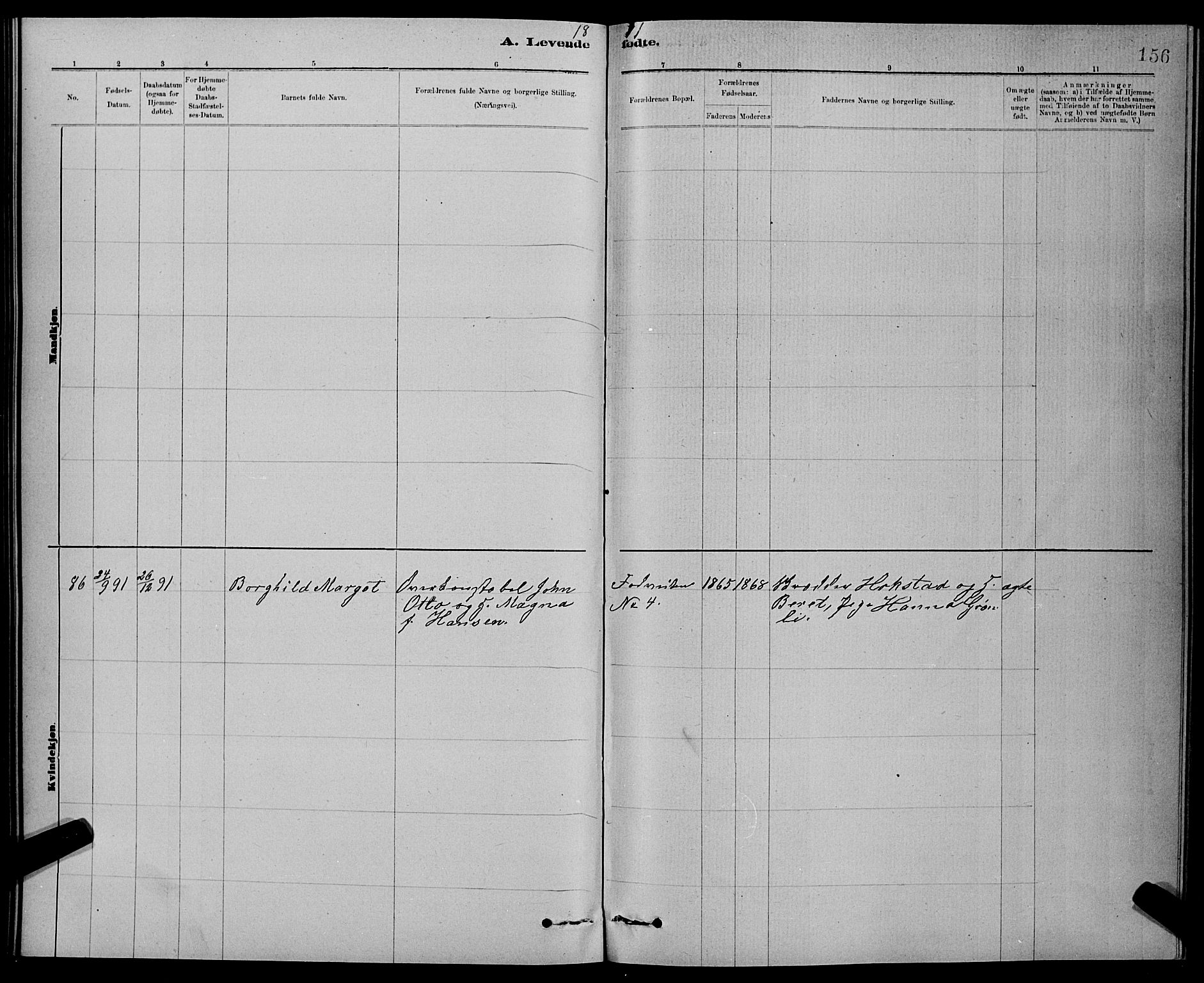 Ministerialprotokoller, klokkerbøker og fødselsregistre - Sør-Trøndelag, AV/SAT-A-1456/601/L0092: Parish register (copy) no. 601C10, 1884-1897, p. 156