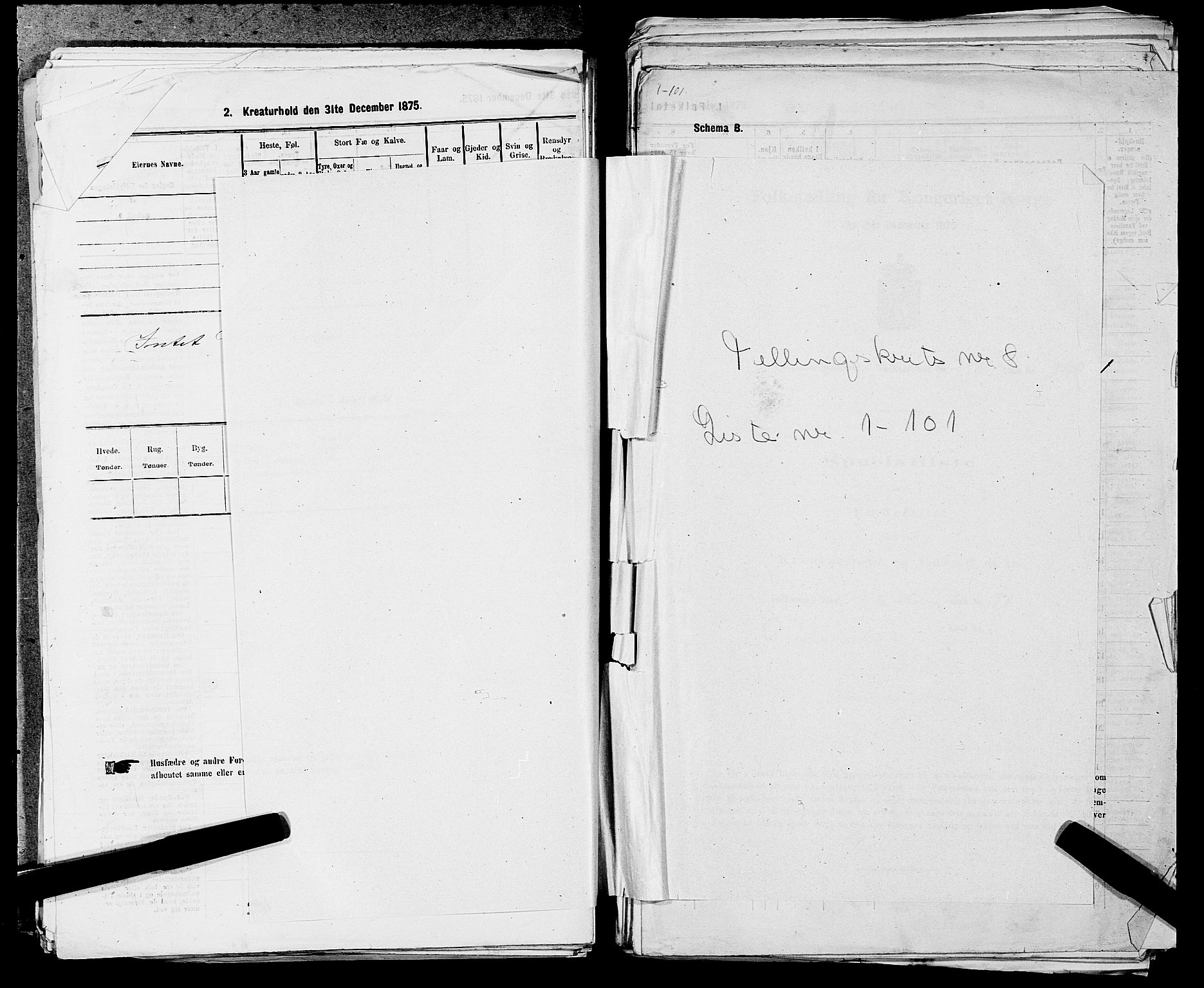 SAST, 1875 census for 1103 Stavanger, 1875, p. 1383