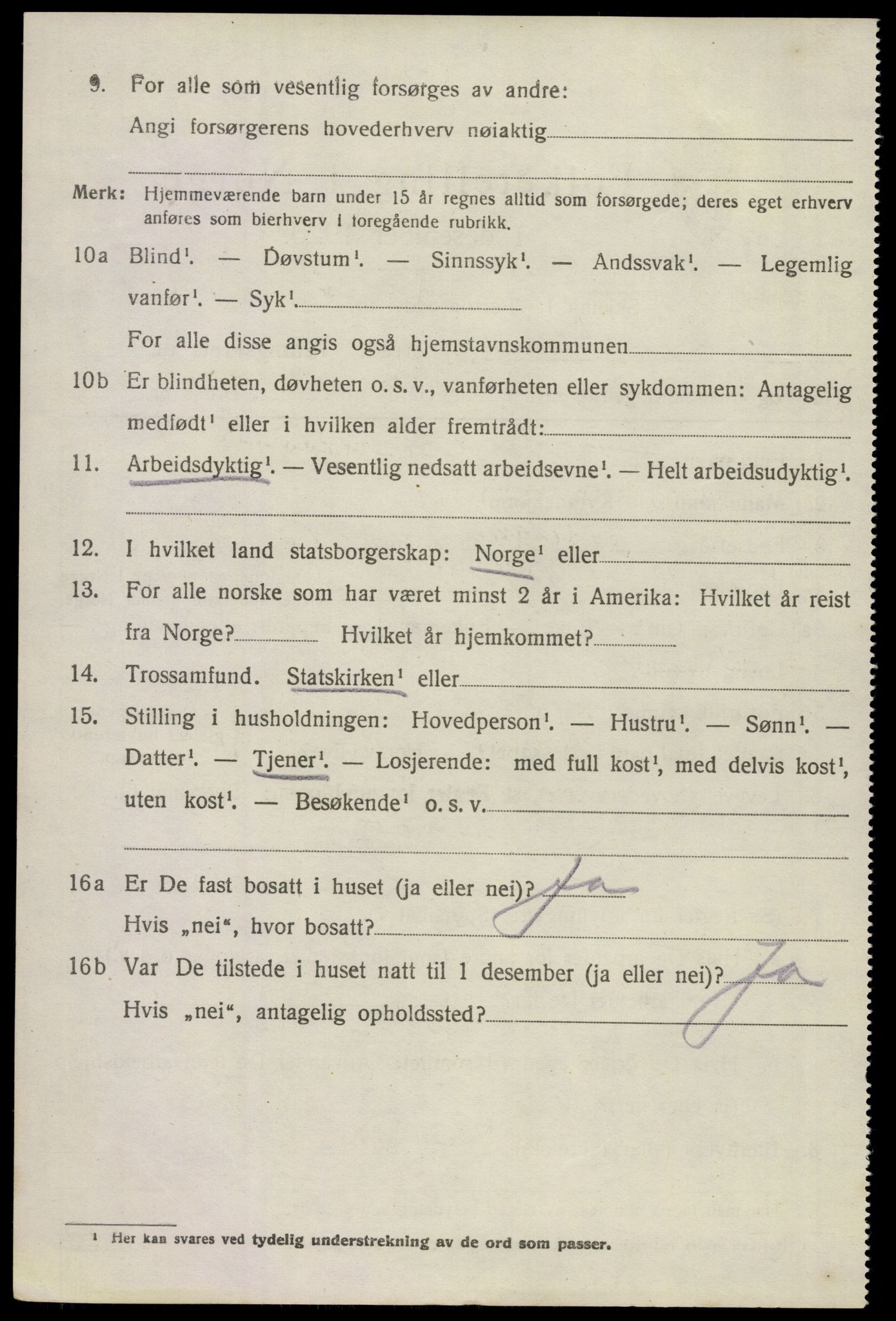 SAKO, 1920 census for Sande, 1920, p. 6413