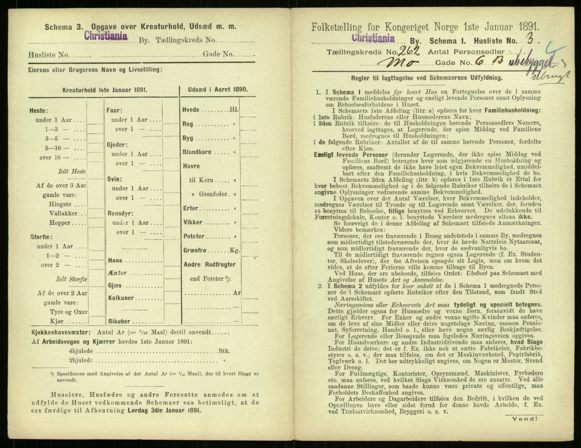 RA, 1891 census for 0301 Kristiania, 1891, p. 159014