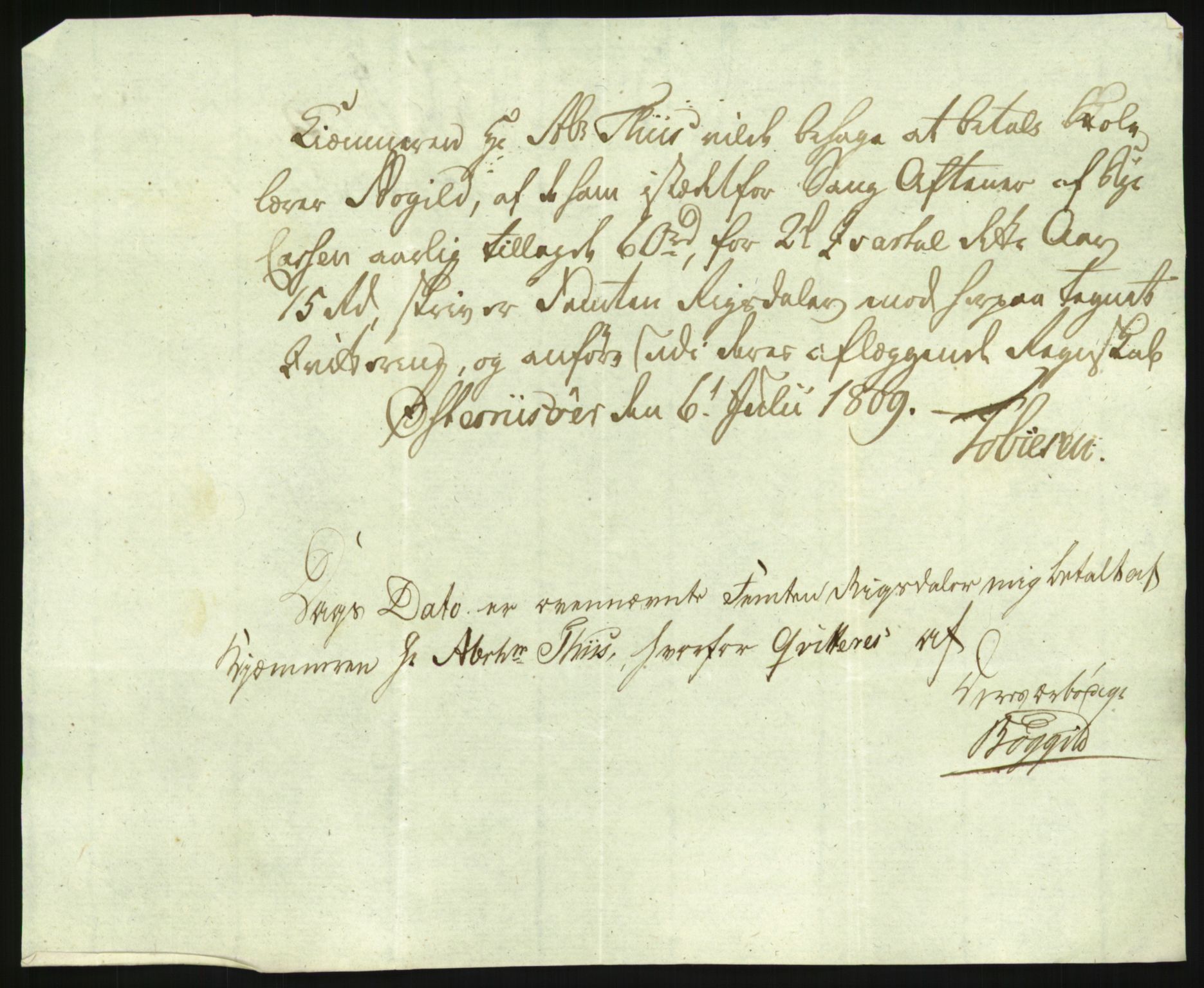 Danske Kanselli 1800-1814, AV/RA-EA-3024/K/Kk/Kka/Kkac/L0237: Kjøpstadregnskap Øster Risør, 1805-1810, p. 755