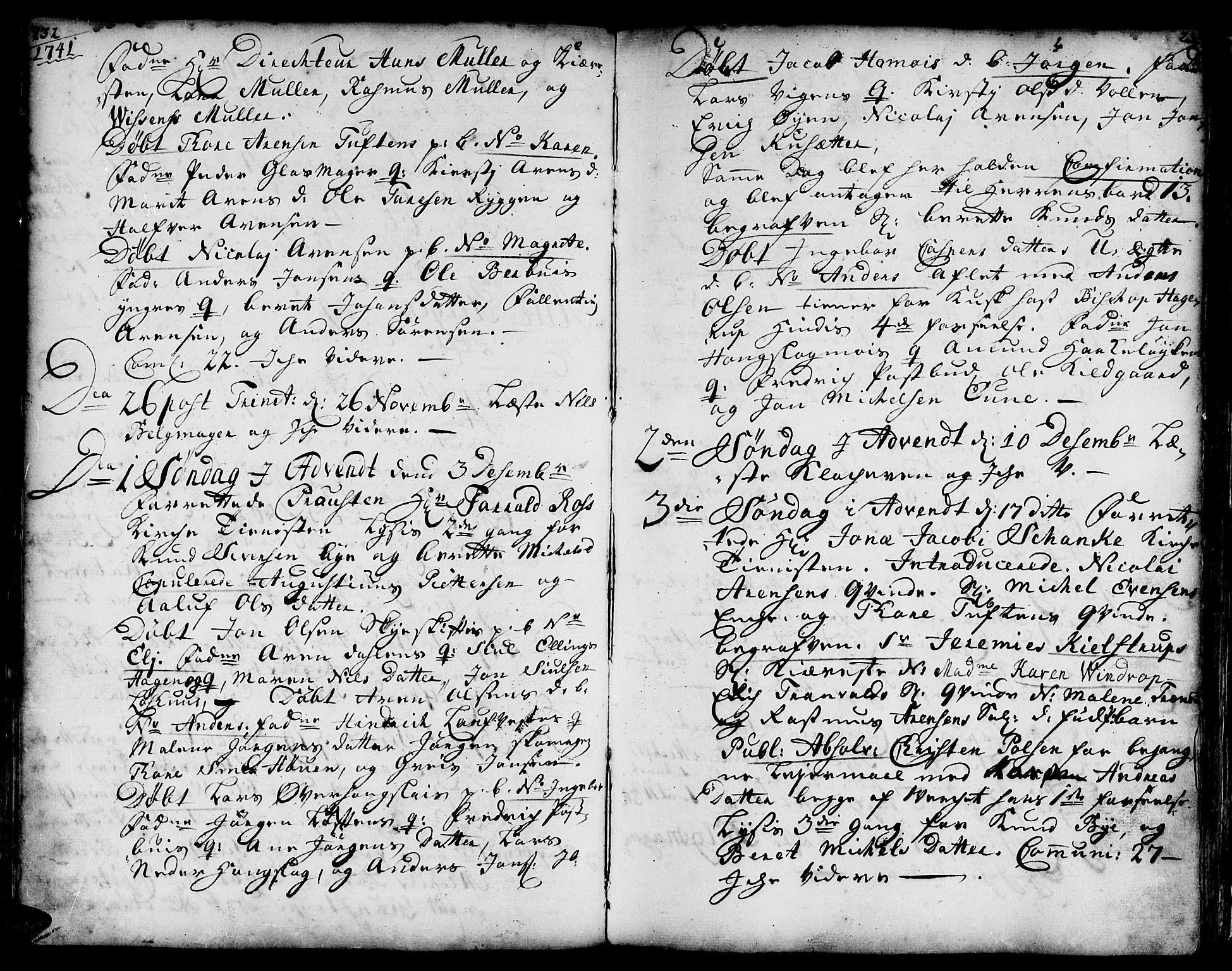 Ministerialprotokoller, klokkerbøker og fødselsregistre - Sør-Trøndelag, SAT/A-1456/671/L0839: Parish register (official) no. 671A01, 1730-1755, p. 232-233