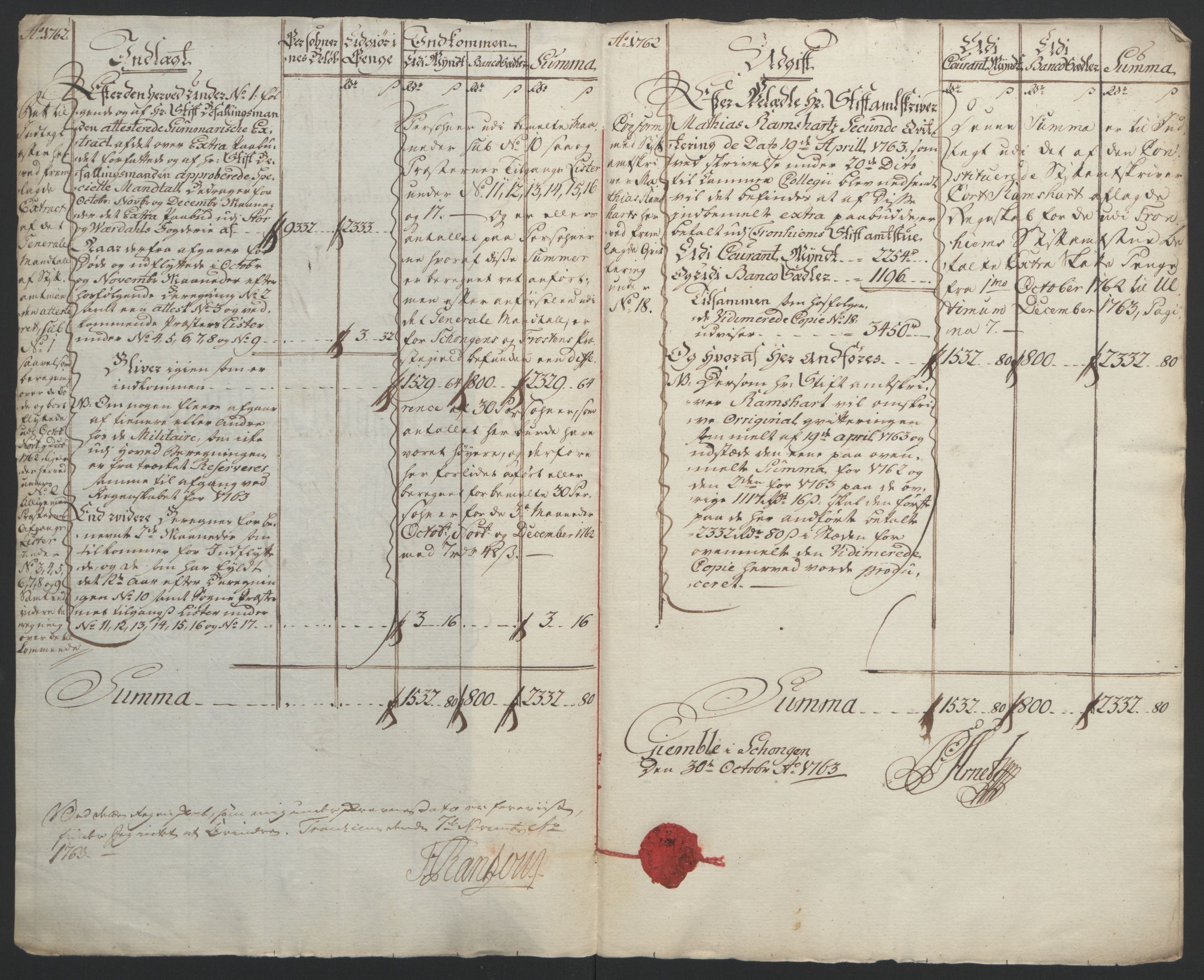 Rentekammeret inntil 1814, Reviderte regnskaper, Fogderegnskap, RA/EA-4092/R62/L4303: Ekstraskatten Stjørdal og Verdal, 1762-1763, p. 6