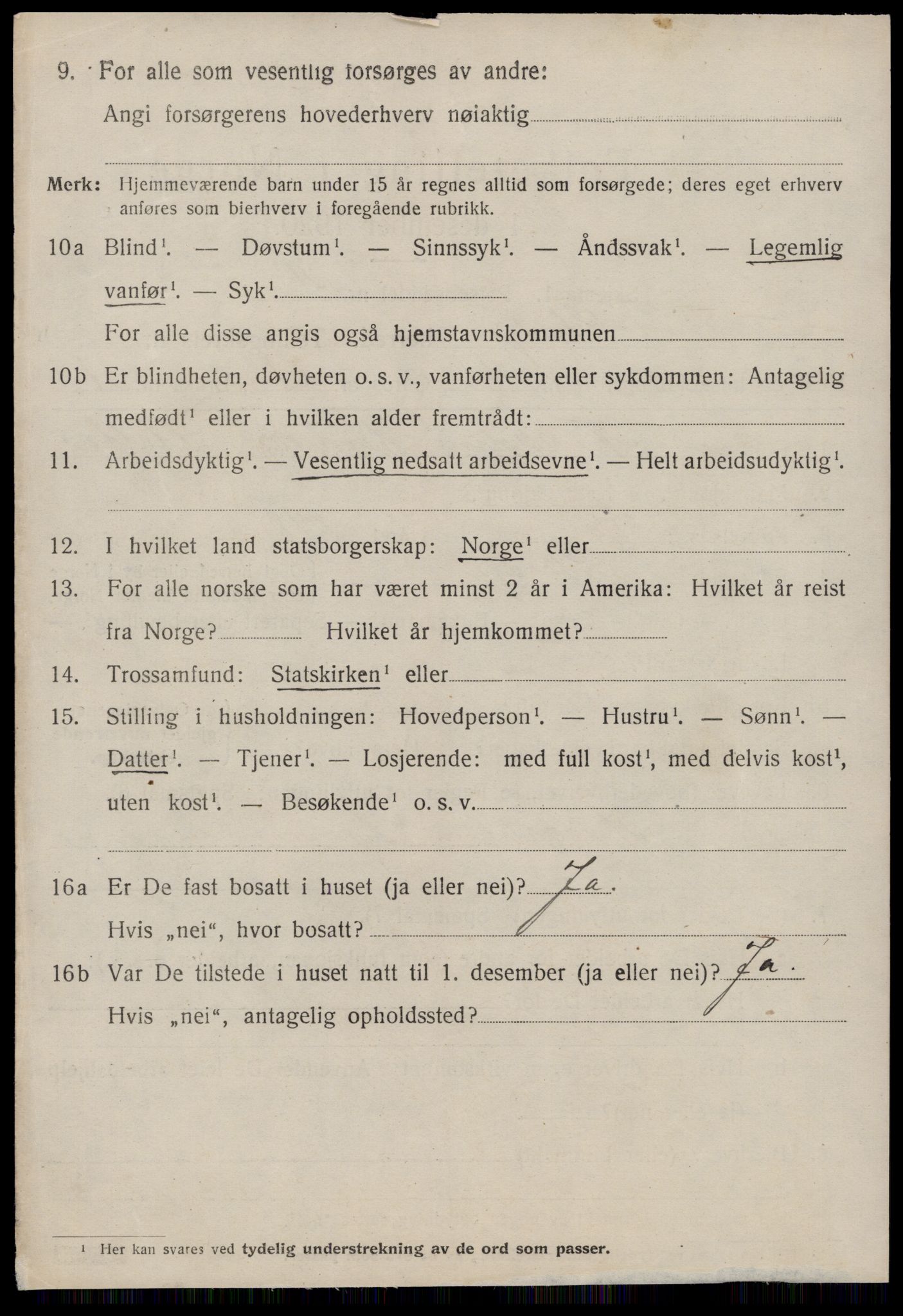 SAT, 1920 census for Skodje, 1920, p. 1822