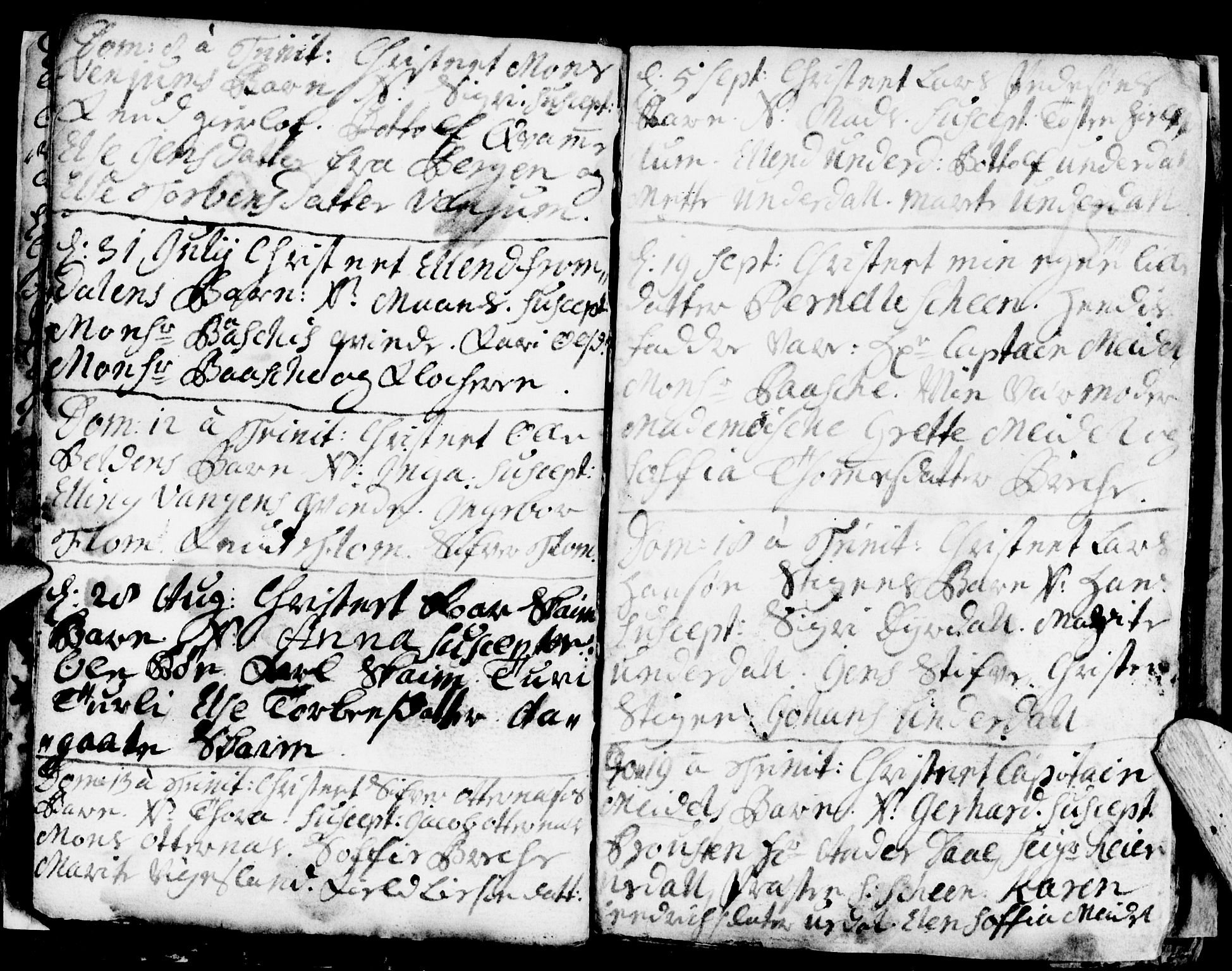 Aurland sokneprestembete, SAB/A-99937/H/Ha/Haa/L0001: Parish register (official) no. A 1, 1716-1734, p. 15