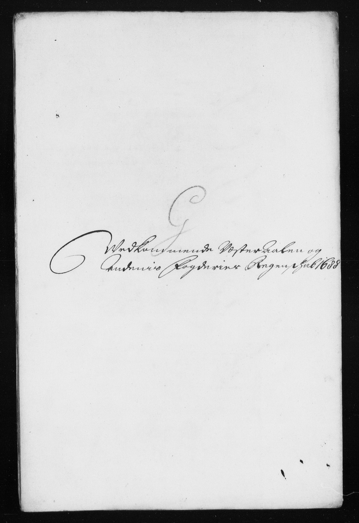 Rentekammeret inntil 1814, Reviderte regnskaper, Stiftamtstueregnskaper, Trondheim stiftamt og Nordland amt, RA/EA-6044/R/Rh/L0012: Nordland amt, 1688