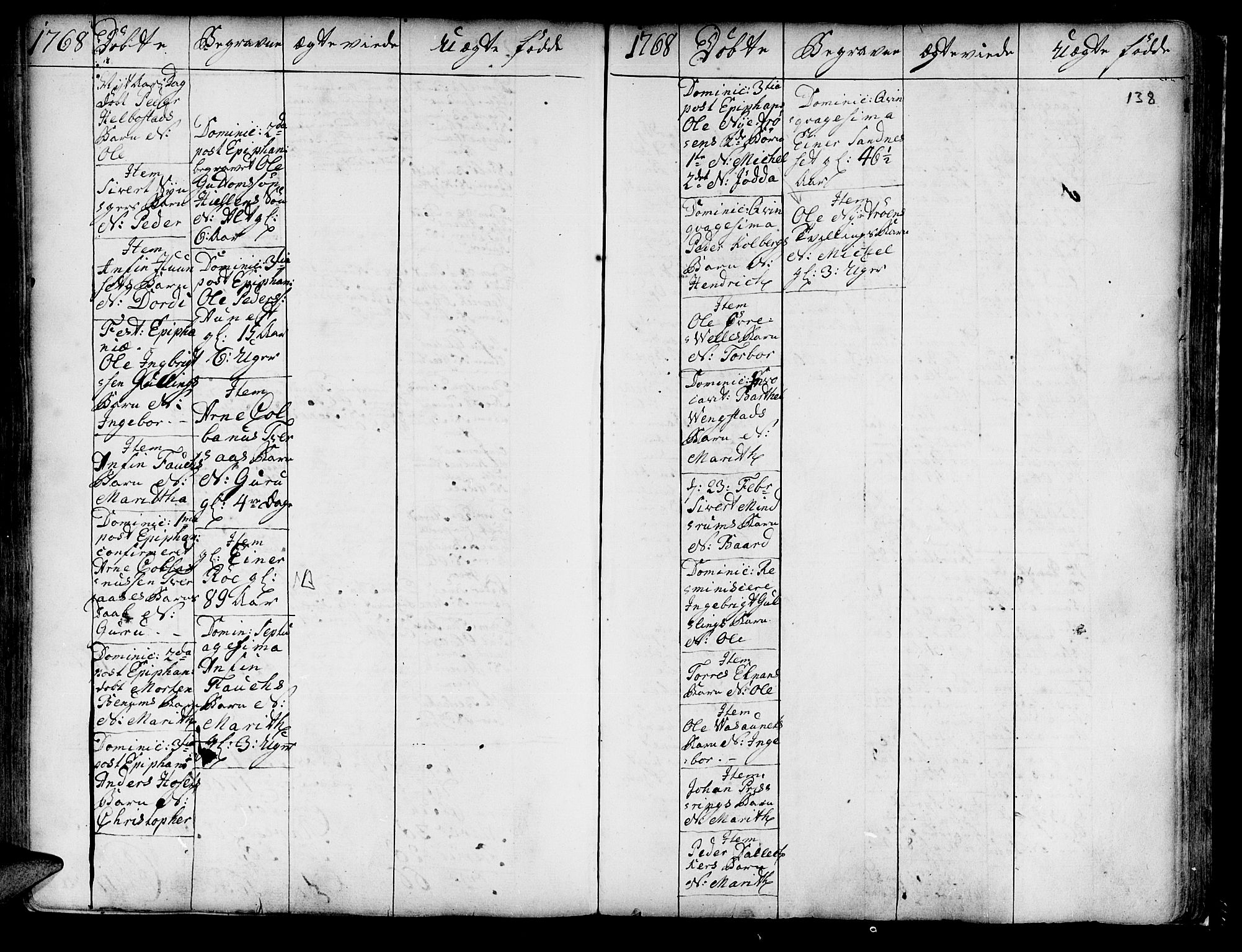 Ministerialprotokoller, klokkerbøker og fødselsregistre - Nord-Trøndelag, SAT/A-1458/741/L0385: Parish register (official) no. 741A01, 1722-1815, p. 138