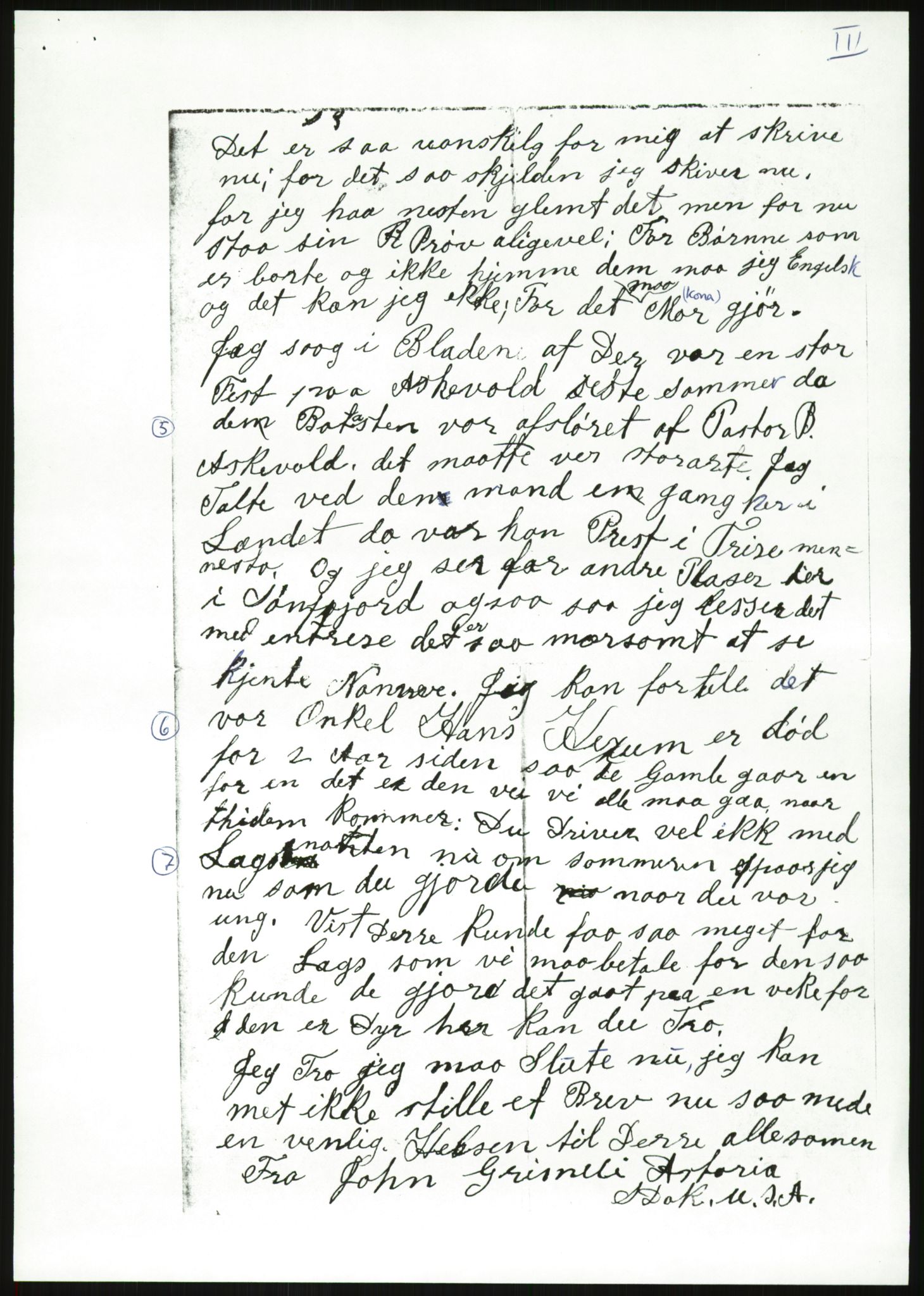 Samlinger til kildeutgivelse, Amerikabrevene, AV/RA-EA-4057/F/L0027: Innlån fra Aust-Agder: Dannevig - Valsgård, 1838-1914, p. 737