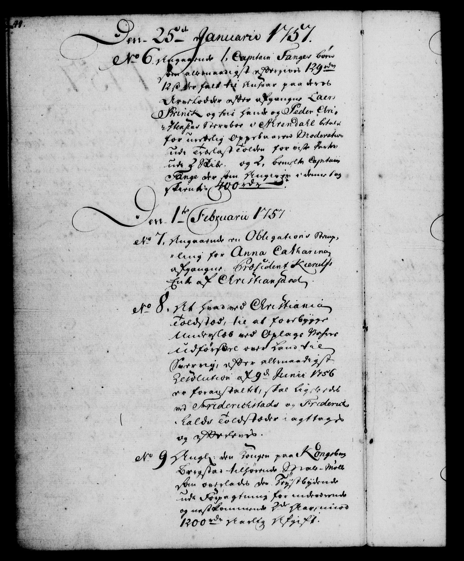 Rentekammeret, Kammerkanselliet, RA/EA-3111/G/Gf/Gfb/L0006: Register til norske relasjons- og resolusjonsprotokoller (merket RK 52.101), 1755-1765, p. 48