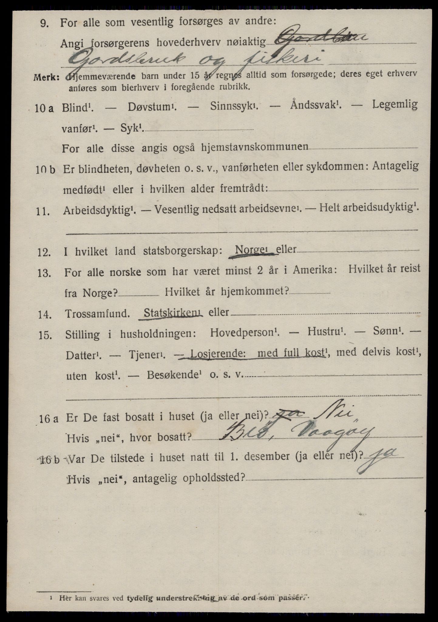 SAT, 1920 census for Edøy, 1920, p. 1761