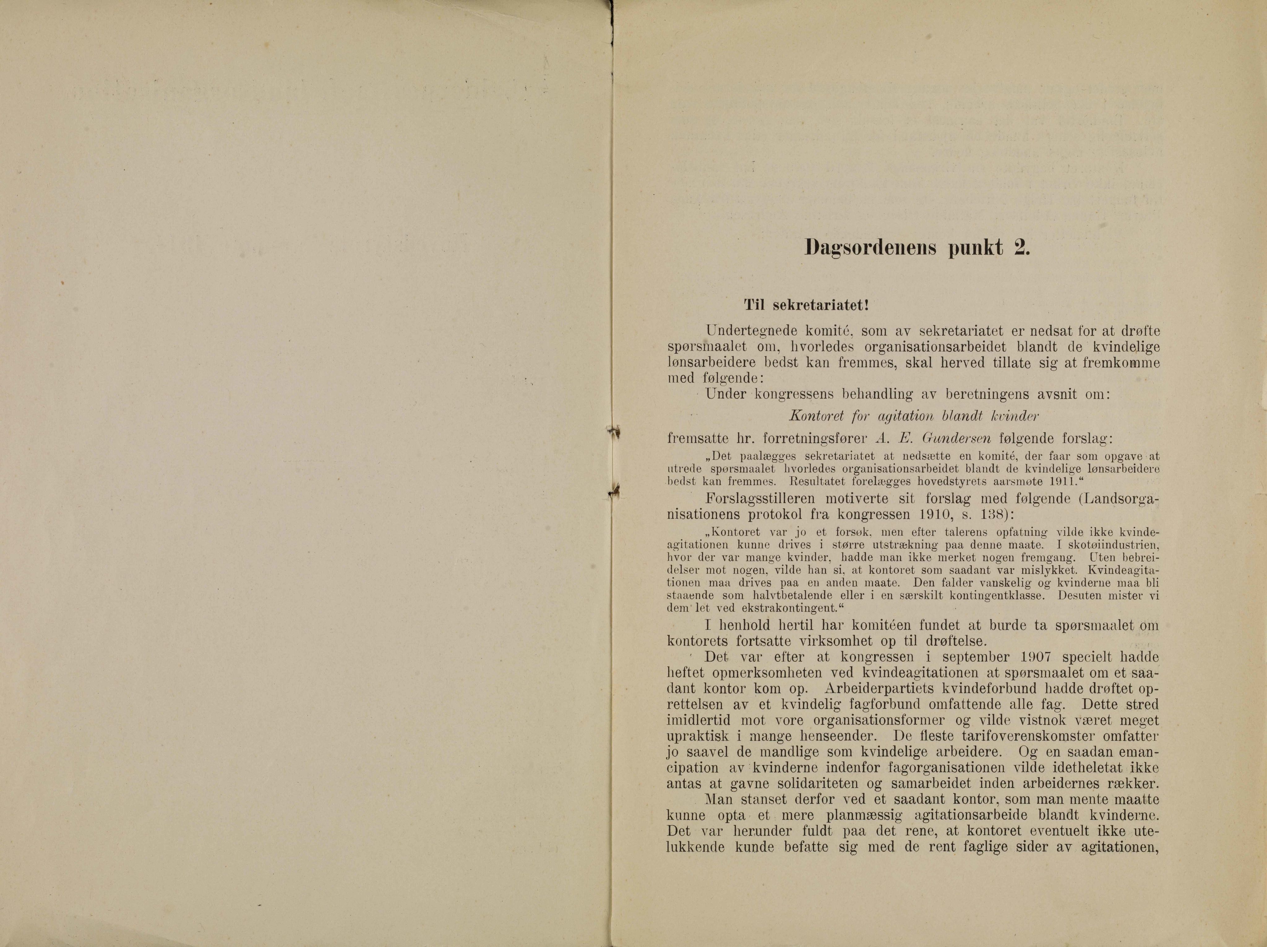 Landsorganisasjonen i Norge, AAB/ARK-1579, 1911-1953, p. 2