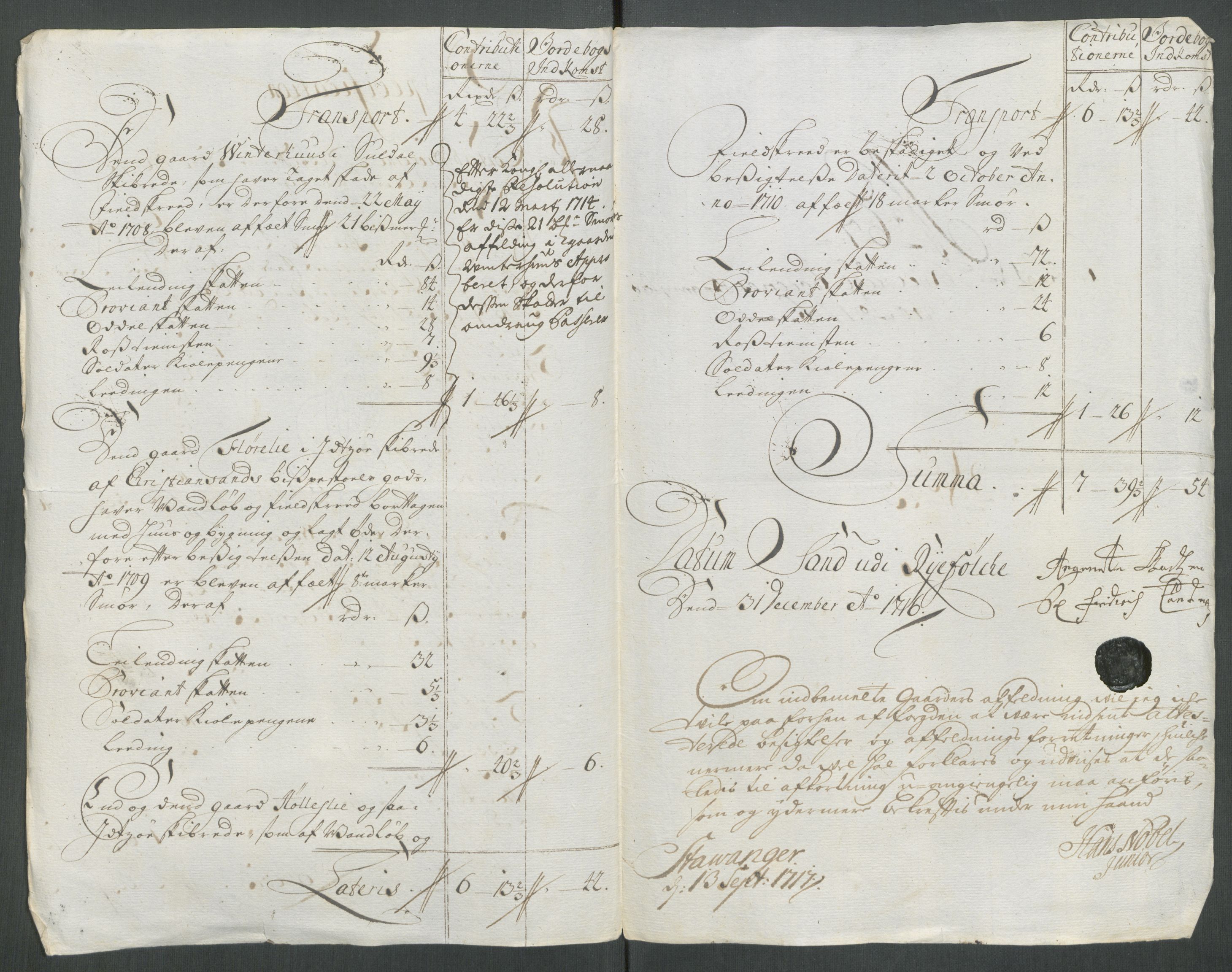 Rentekammeret inntil 1814, Reviderte regnskaper, Fogderegnskap, RA/EA-4092/R47/L2869: Fogderegnskap Ryfylke, 1716, p. 333