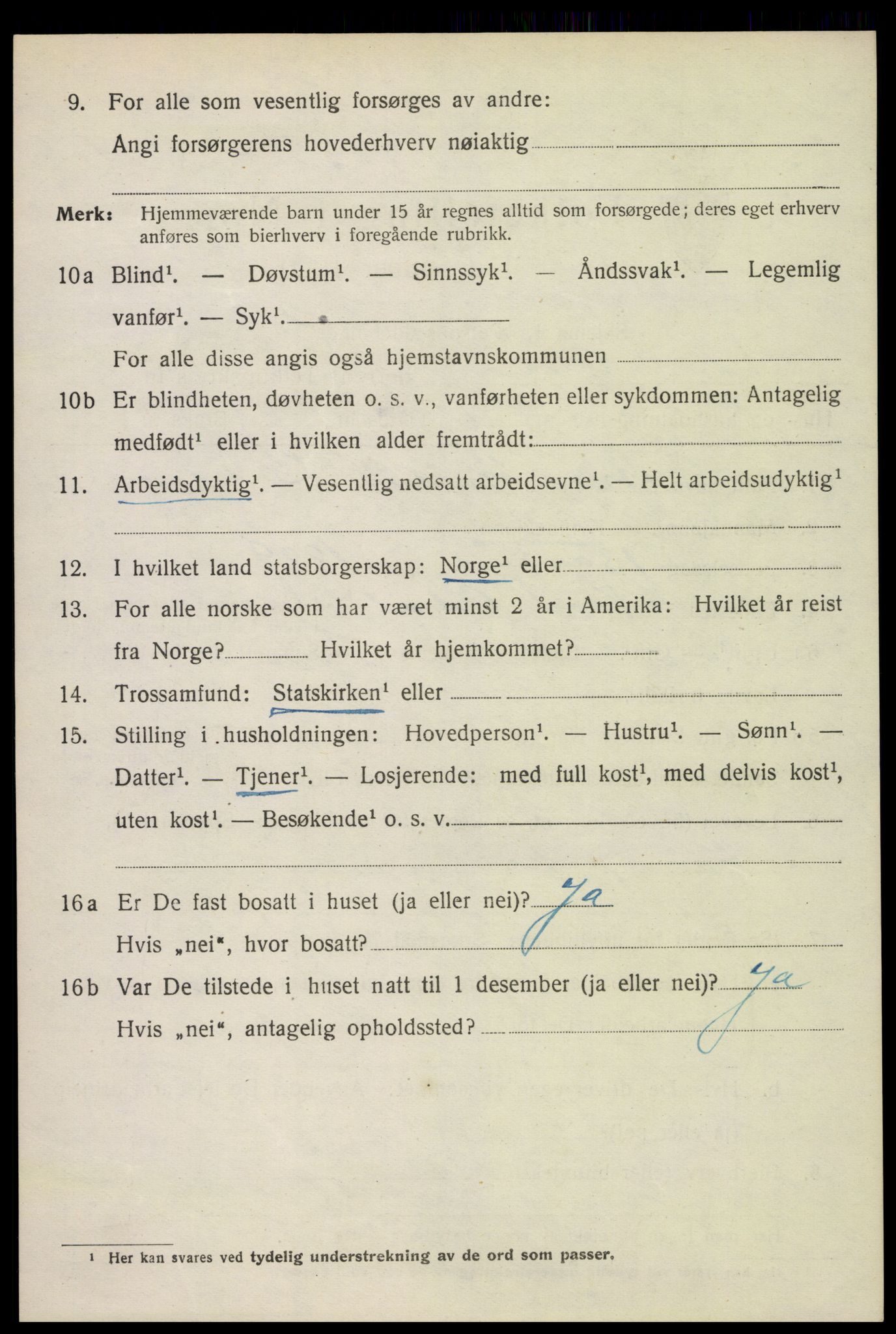 SAH, 1920 census for Nord-Odal, 1920, p. 2376