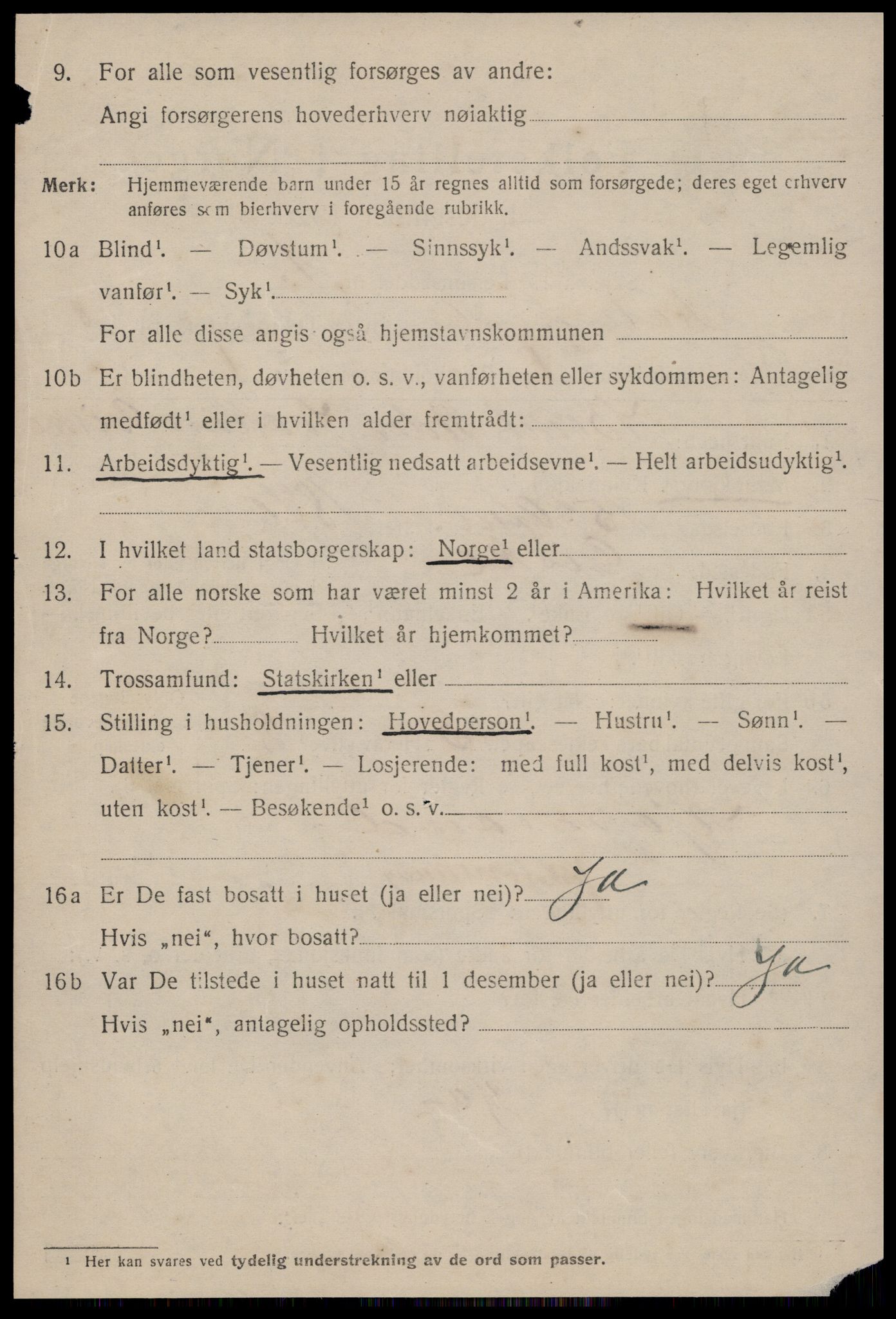 SAT, 1920 census for Ålesund, 1920, p. 21245