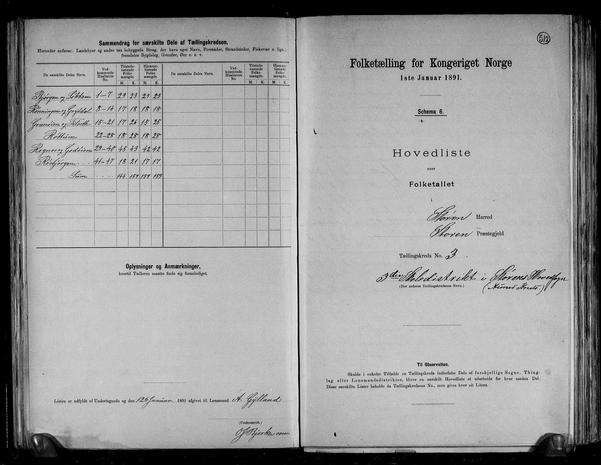 RA, 1891 census for 1648 Støren, 1891, p. 11