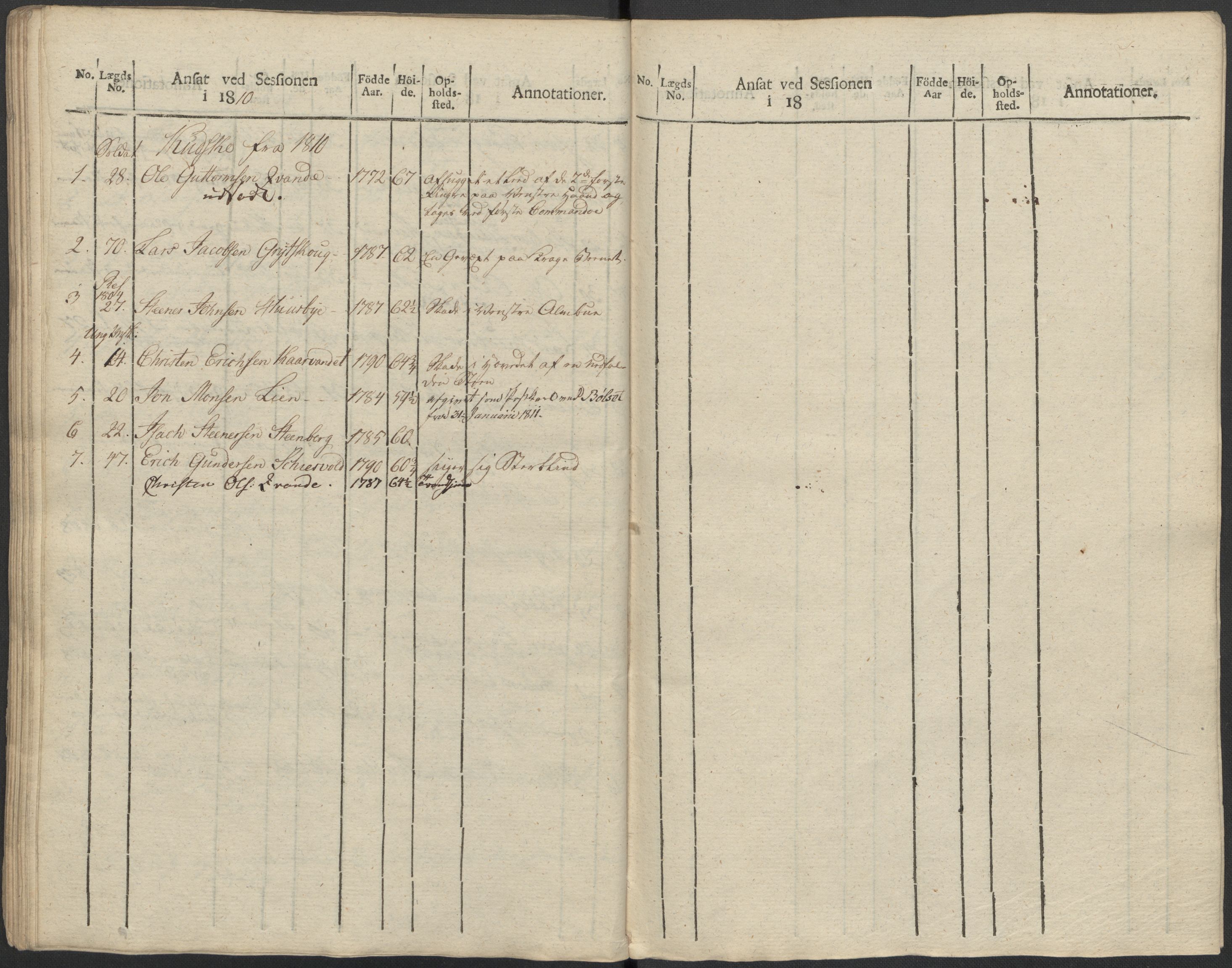 Generalitets- og kommissariatskollegiet, Det kongelige norske kommissariatskollegium, RA/EA-5420/E/Eh/L0083c: 2. Trondheimske nasjonale infanteriregiment, 1810, p. 232