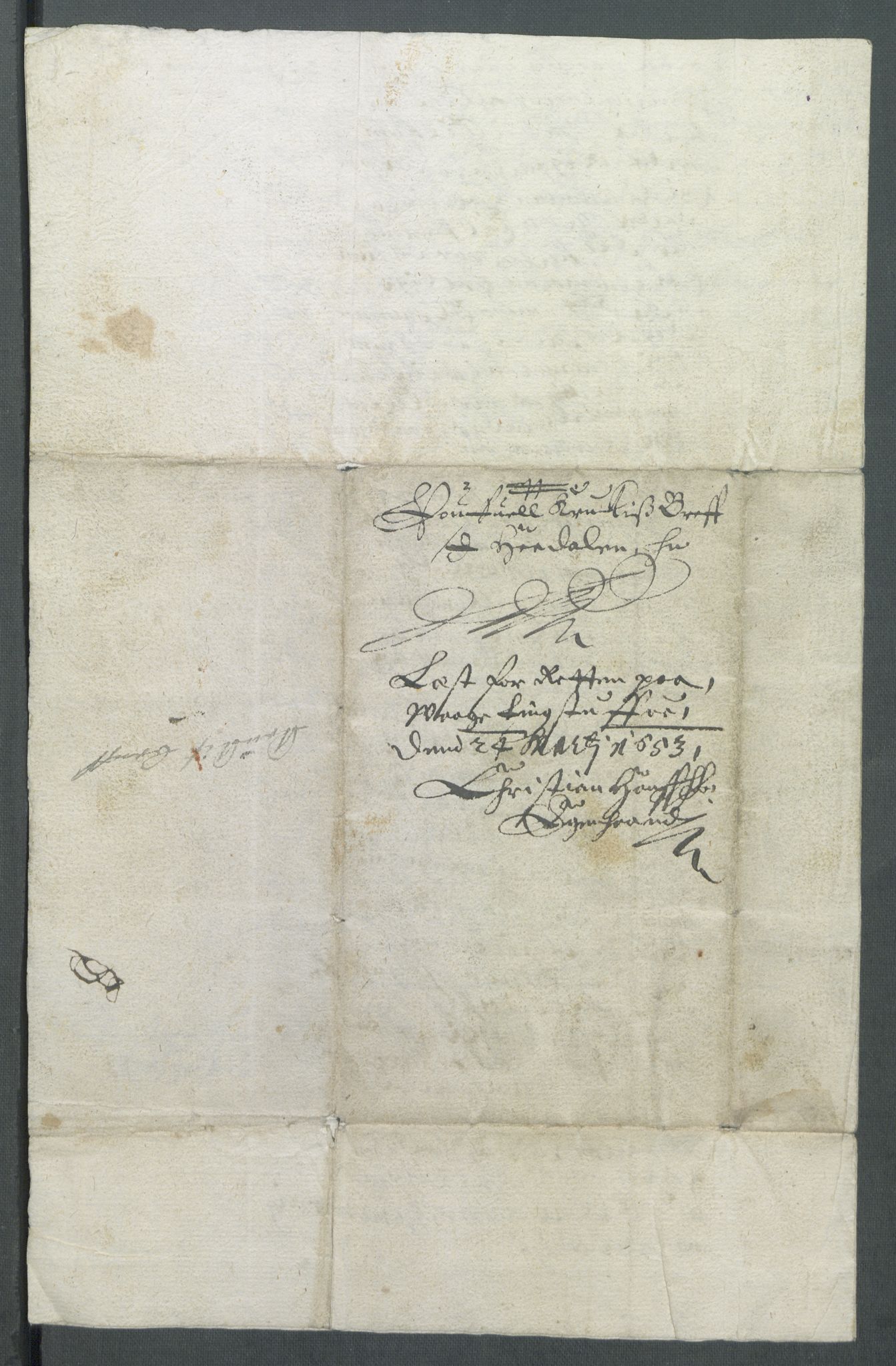 Riksarkivets diplomsamling, AV/RA-EA-5965/F02/L0165: Dokumenter, 1652-1653, p. 32