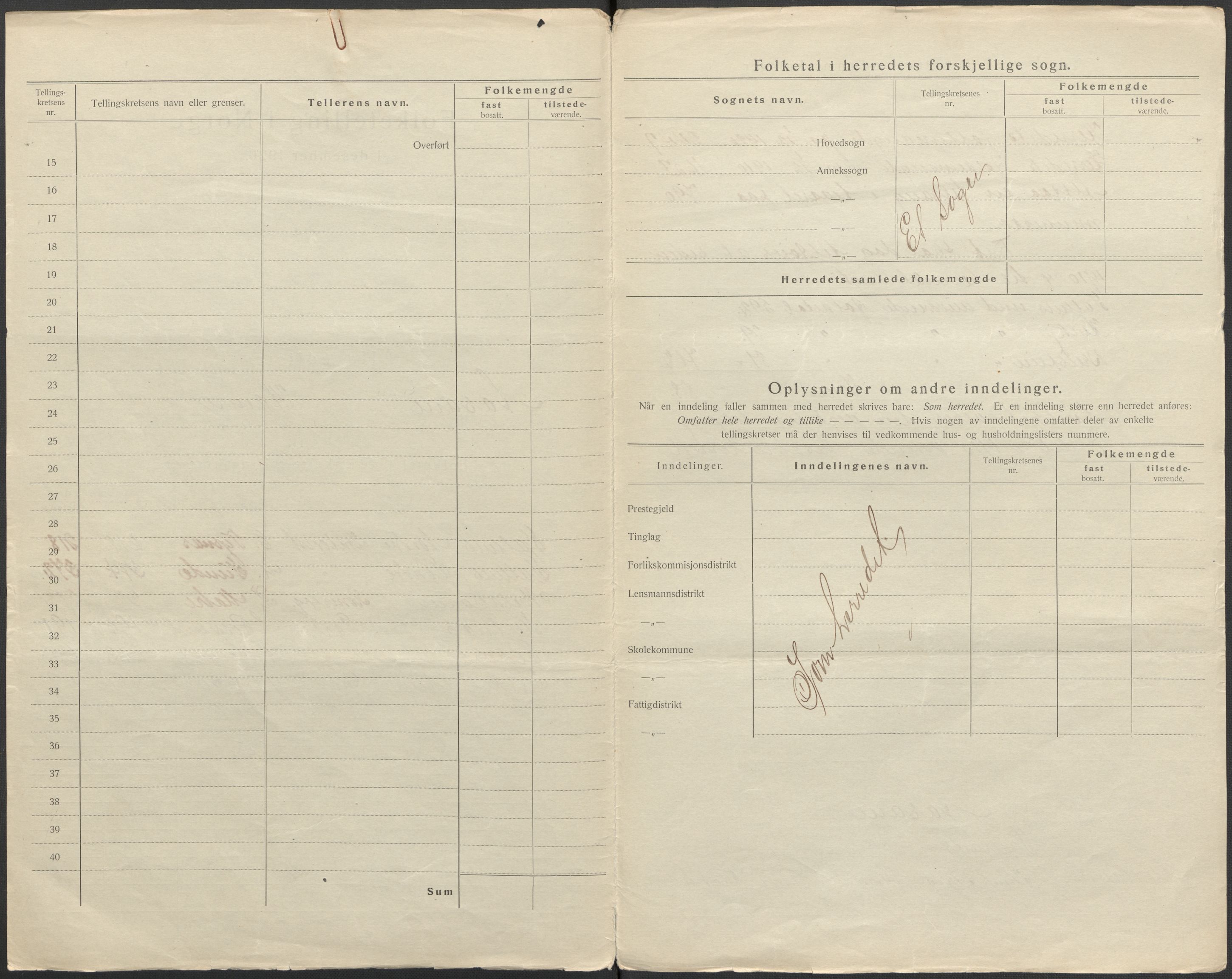 SAB, 1920 census for Åsane, 1920, p. 3