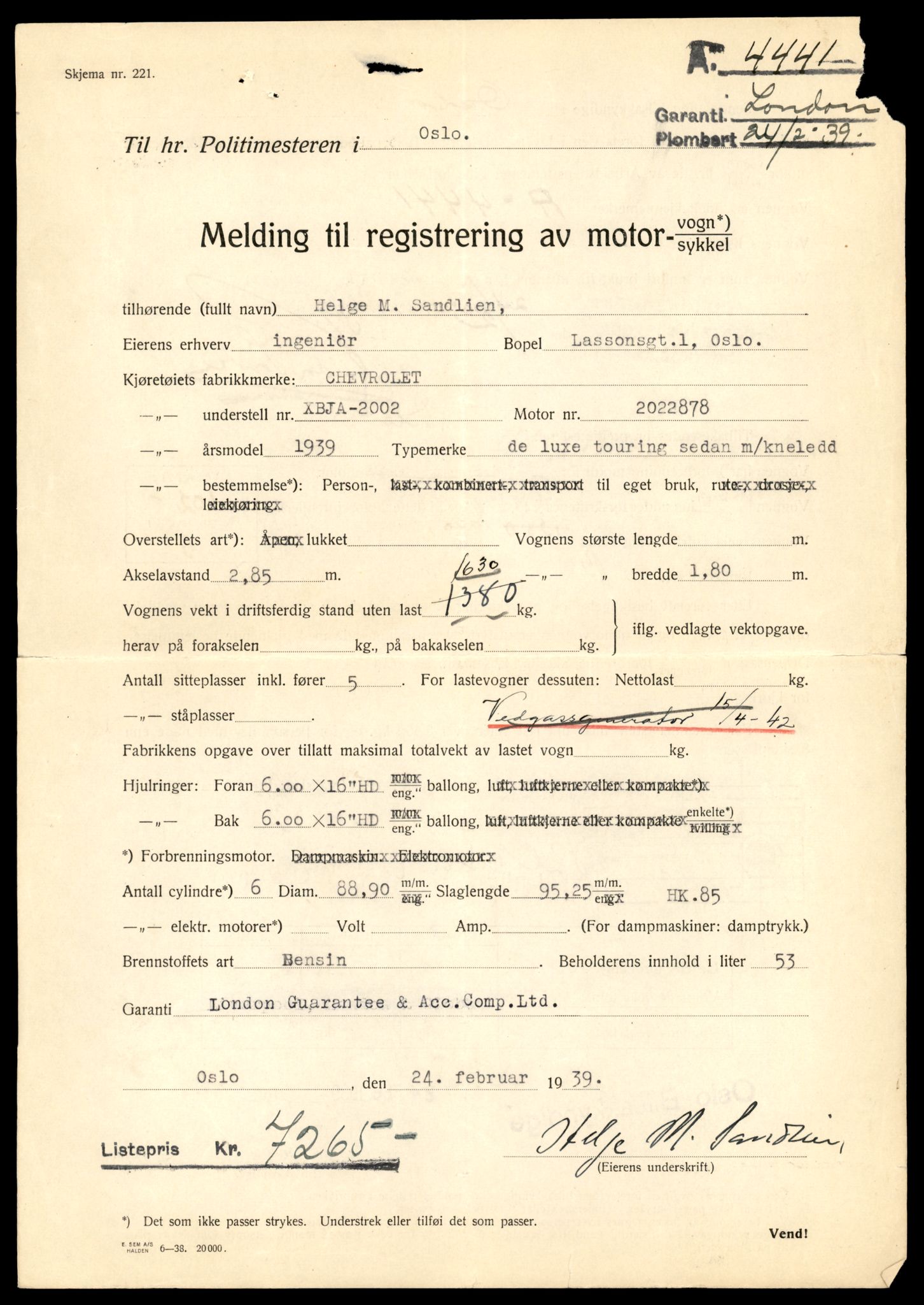 Møre og Romsdal vegkontor - Ålesund trafikkstasjon, AV/SAT-A-4099/F/Fe/L0045: Registreringskort for kjøretøy T 14320 - T 14444, 1927-1998, p. 181