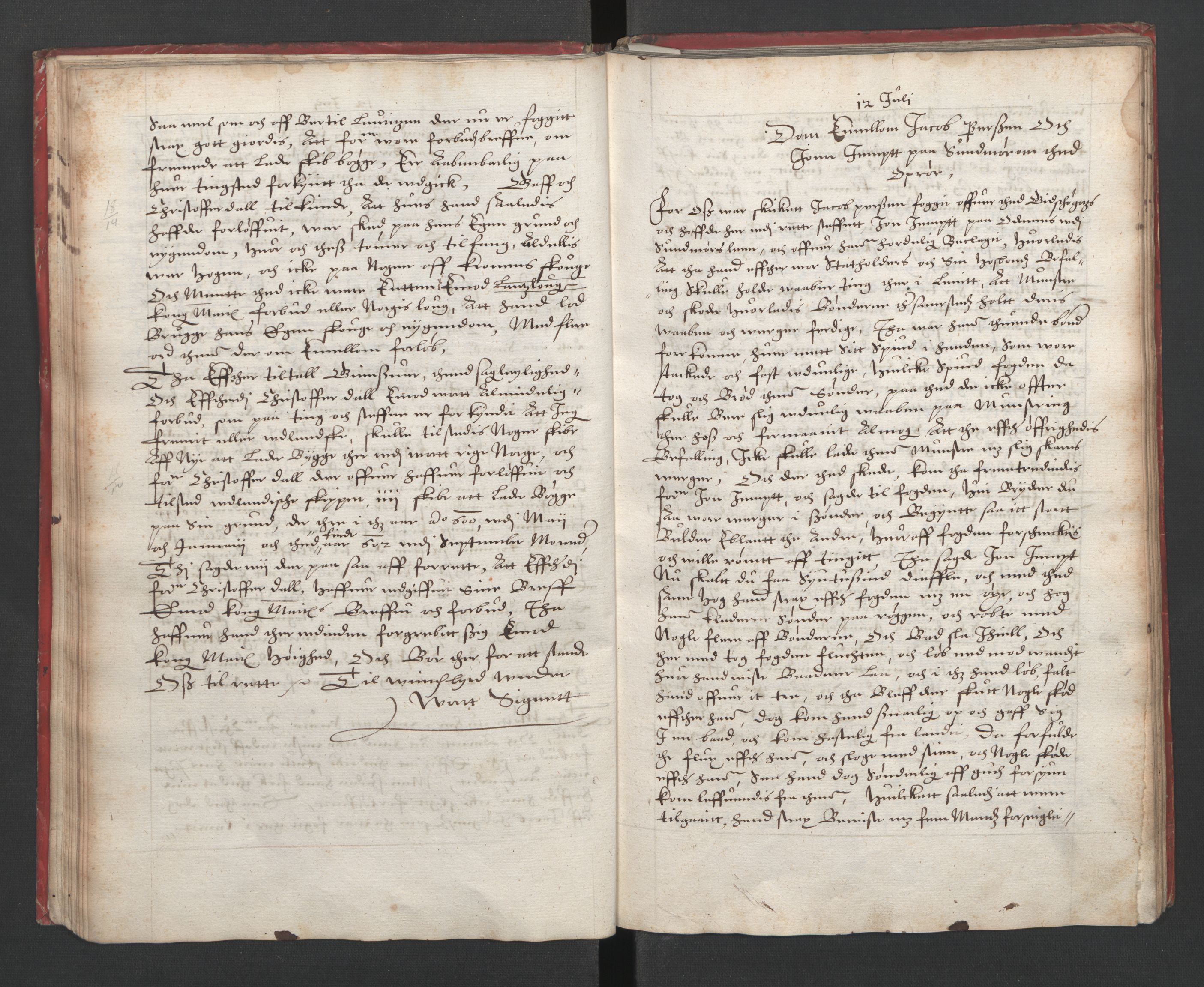 Herredagen 1539-1664  (Kongens Retterting), AV/RA-EA-2882/A/L0006: Dombok, 1604
