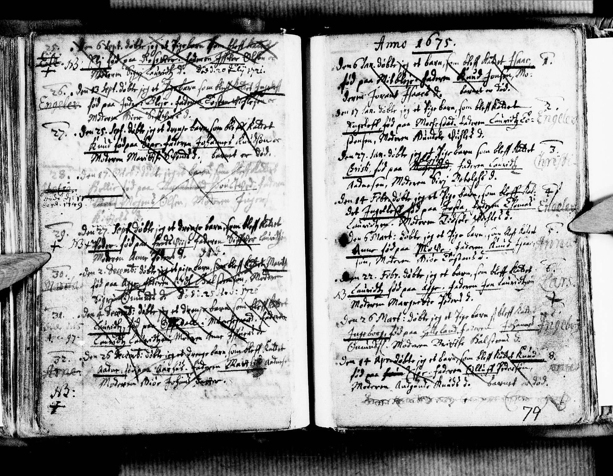 Ullensvang sokneprestembete, SAB/A-78701/H/Haa: Parish register (official) no. A 1 /1, 1669-1718, p. 79